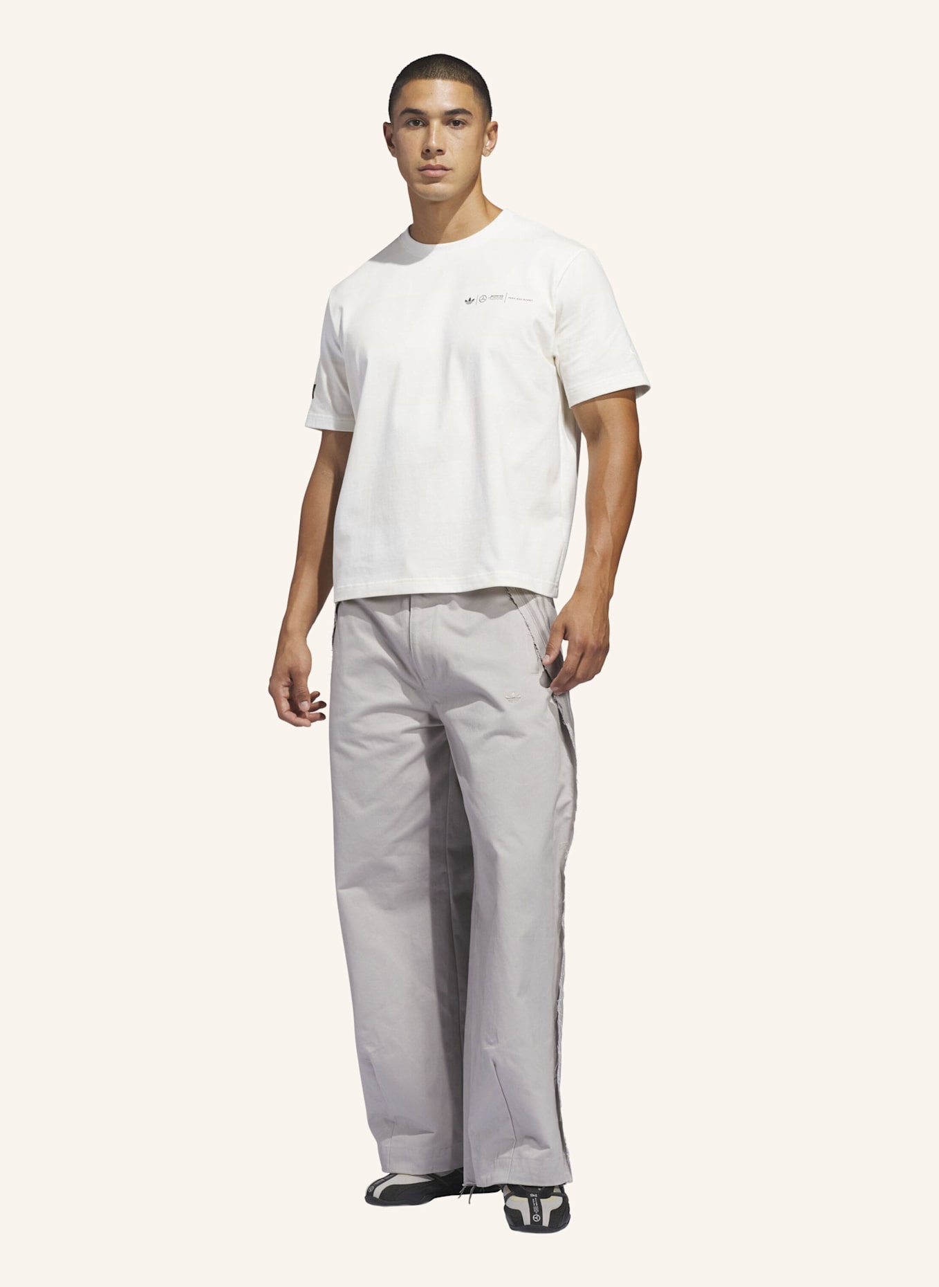 adidas Originals BAD BUNNY X MERCEDES T-SHIRT: WEISS