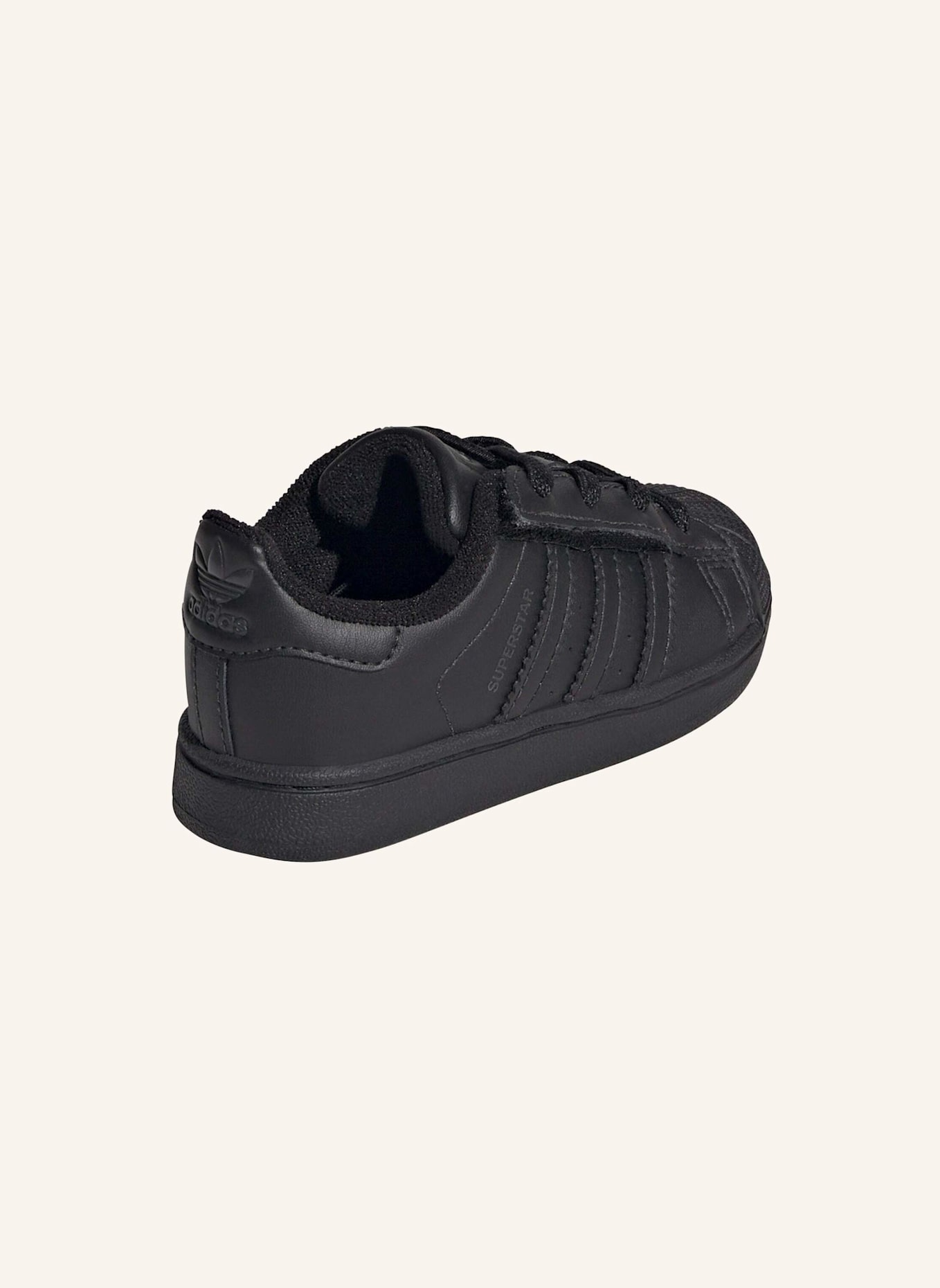 adidas Originals SUPERSTAR II ELASTIC LACE KIDS SCHUH: SCHWARZ