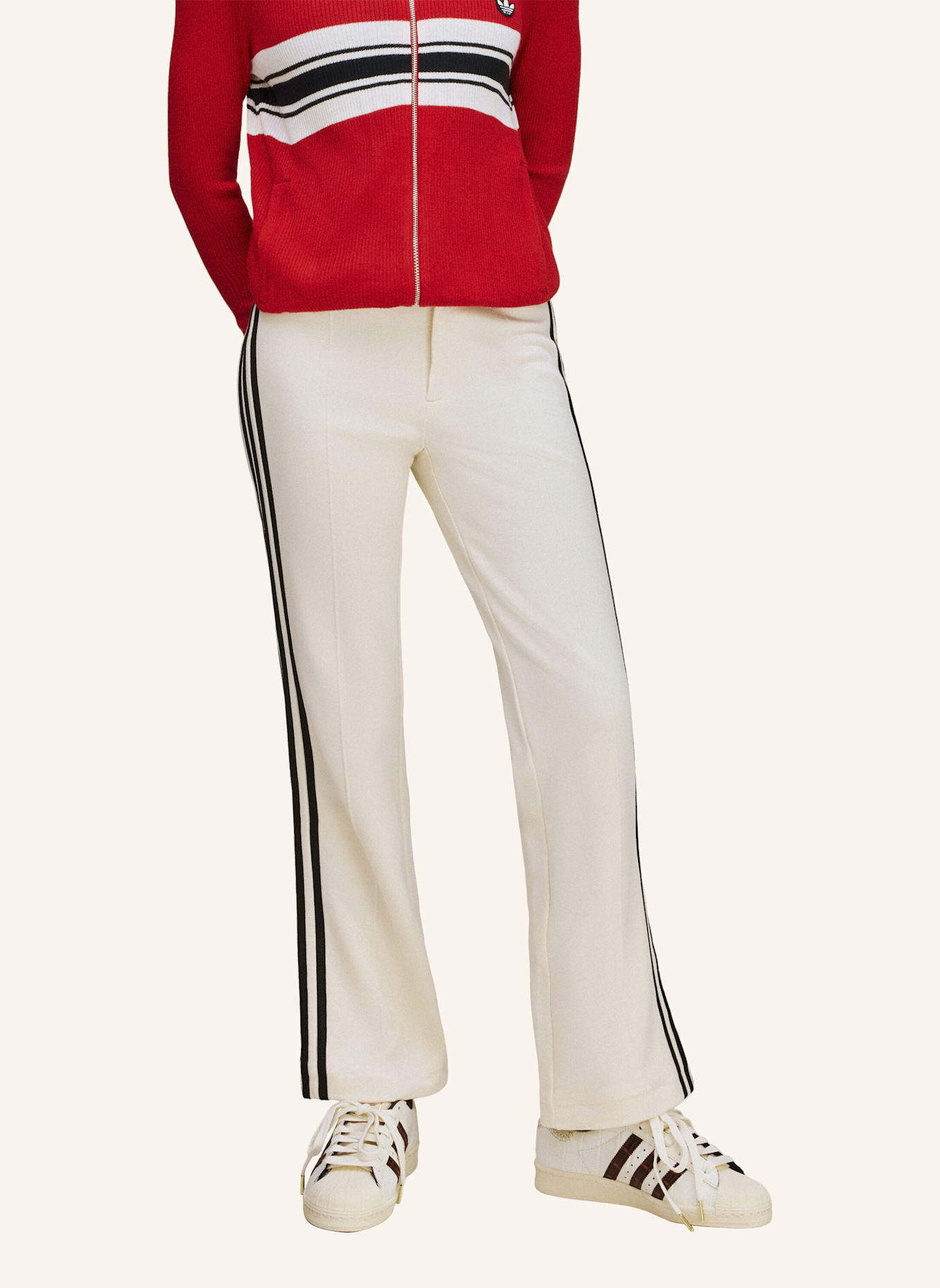 adidas Originals WALES BONNER W FT TRAININGSHOSE: WEISS