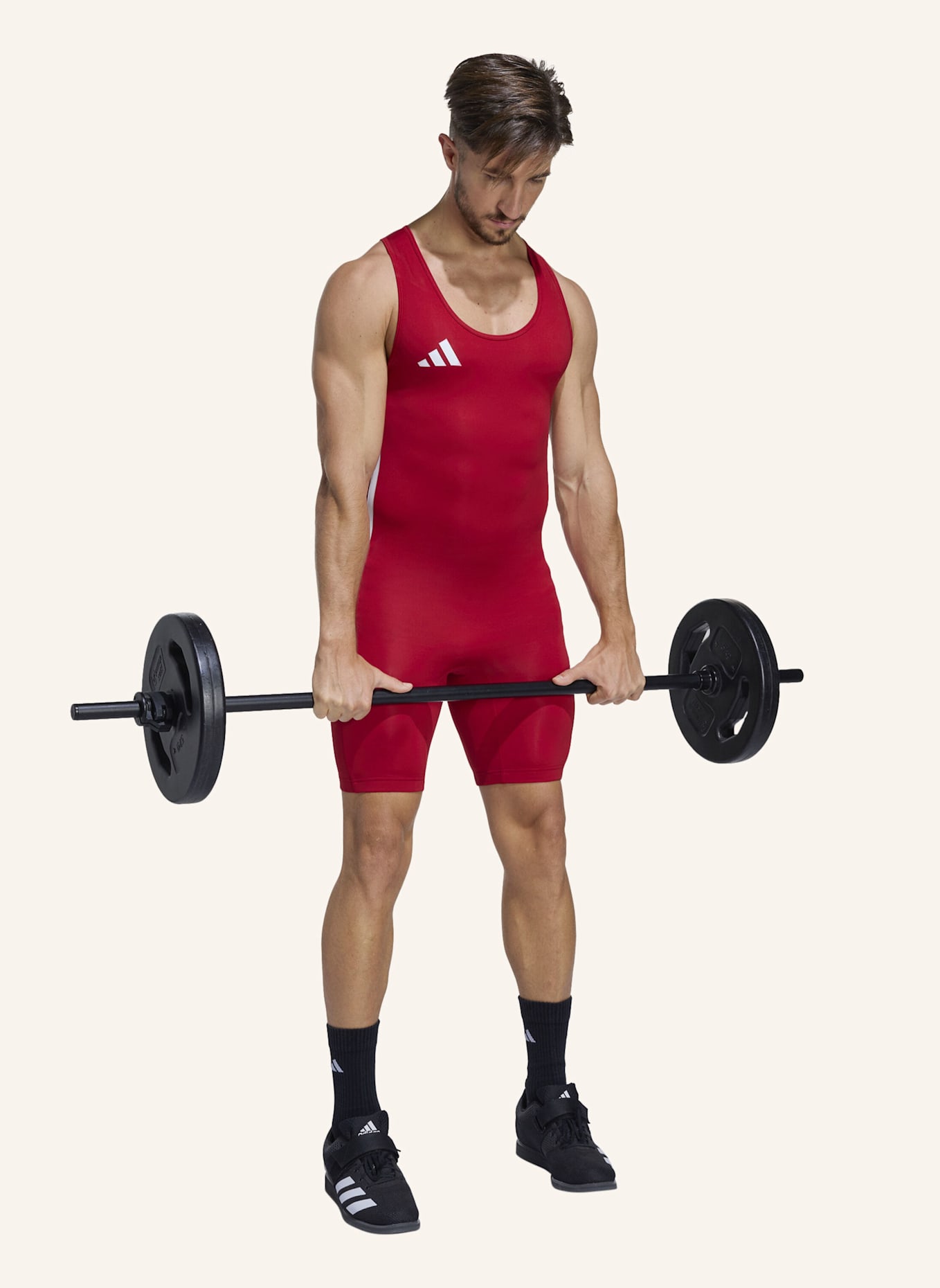 adidas POWERLIFT WEIGHTLIFTING EINTEILER: ROT