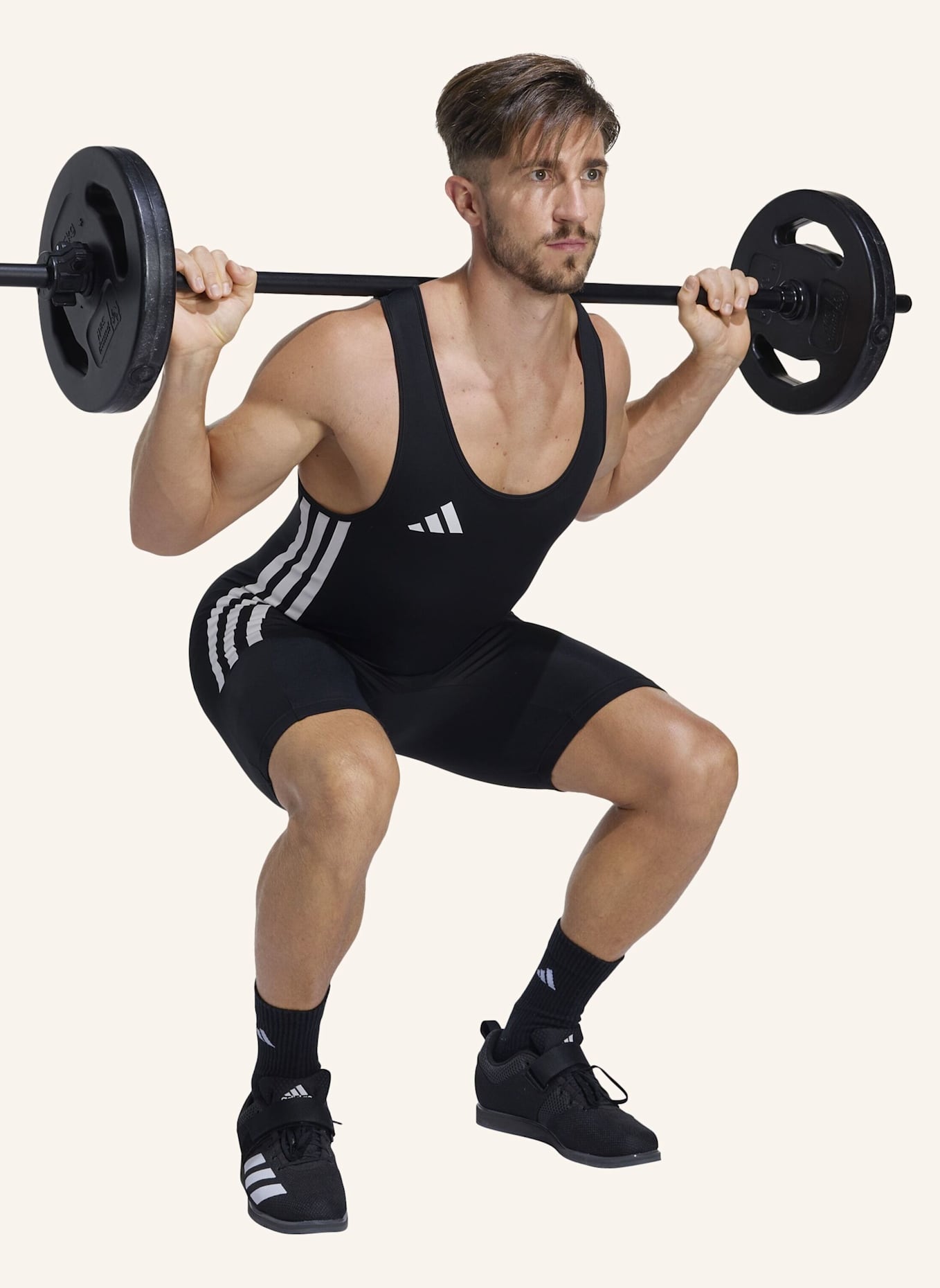 adidas POWERLIFT WEIGHTLIFTING EINTEILER: SCHWARZ