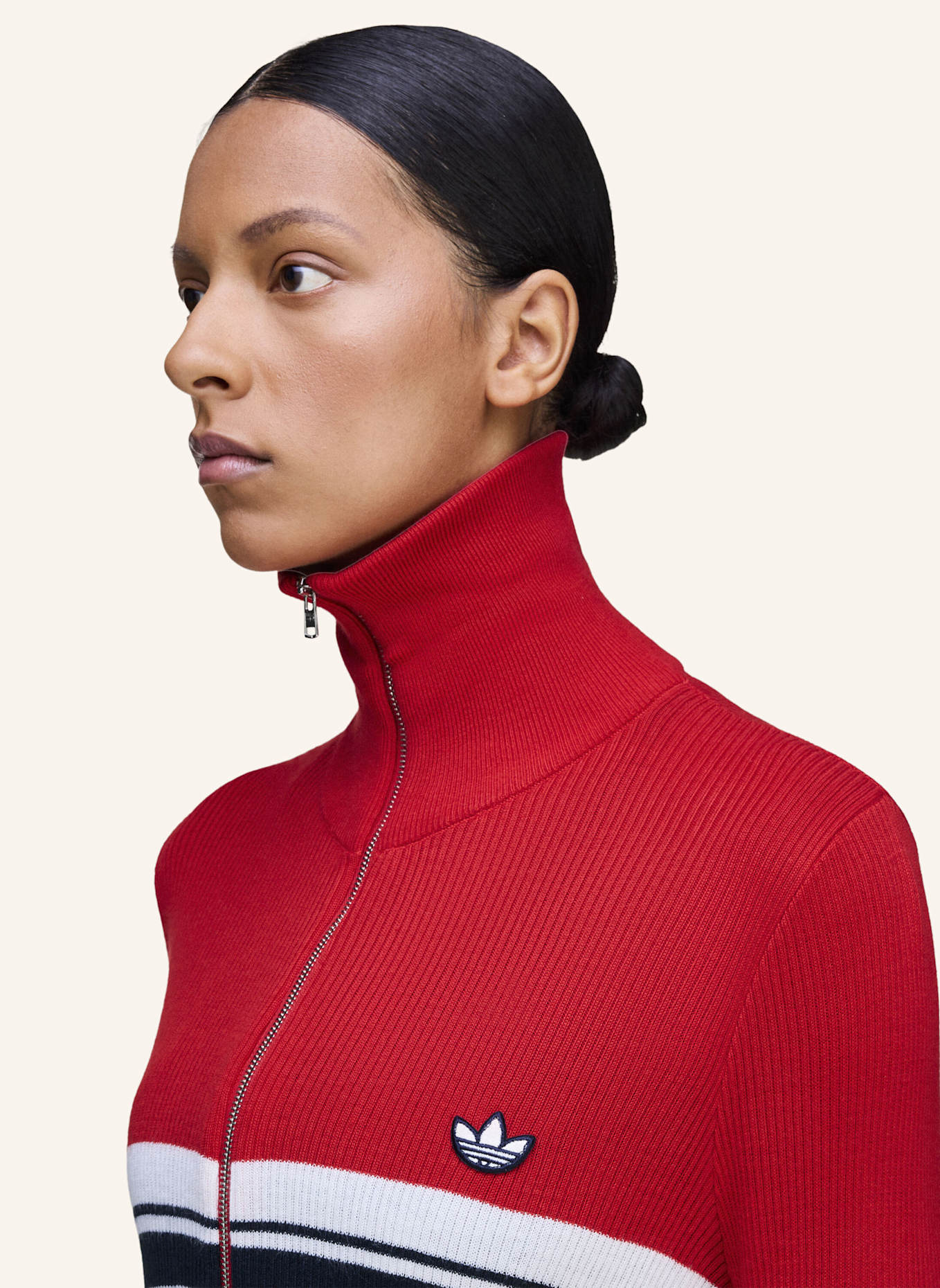 adidas Originals WALES BONNER W KNIT TRACK TOP: ROT