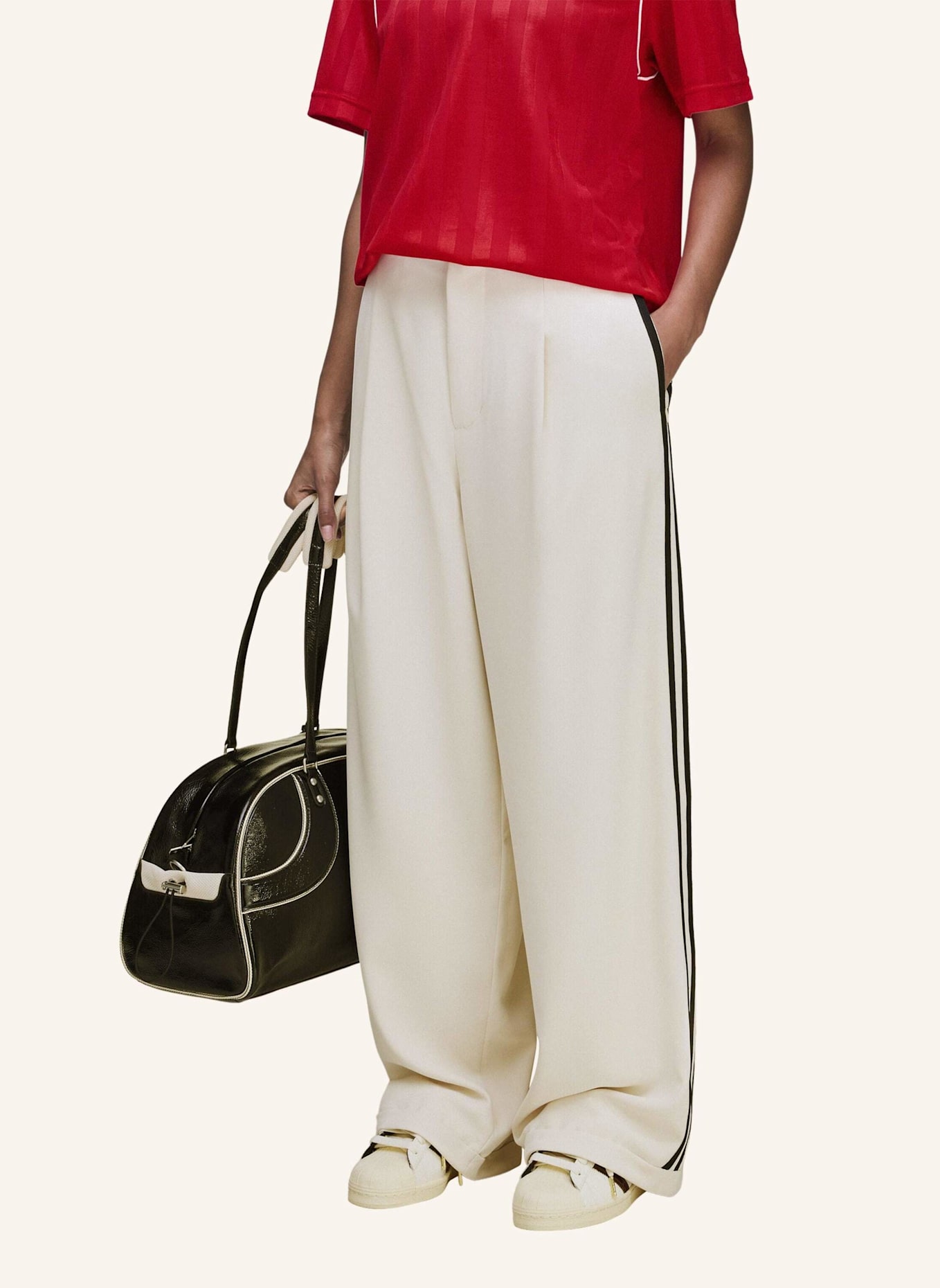 adidas Originals WALES BONNER WIDE HOSE: WEISS