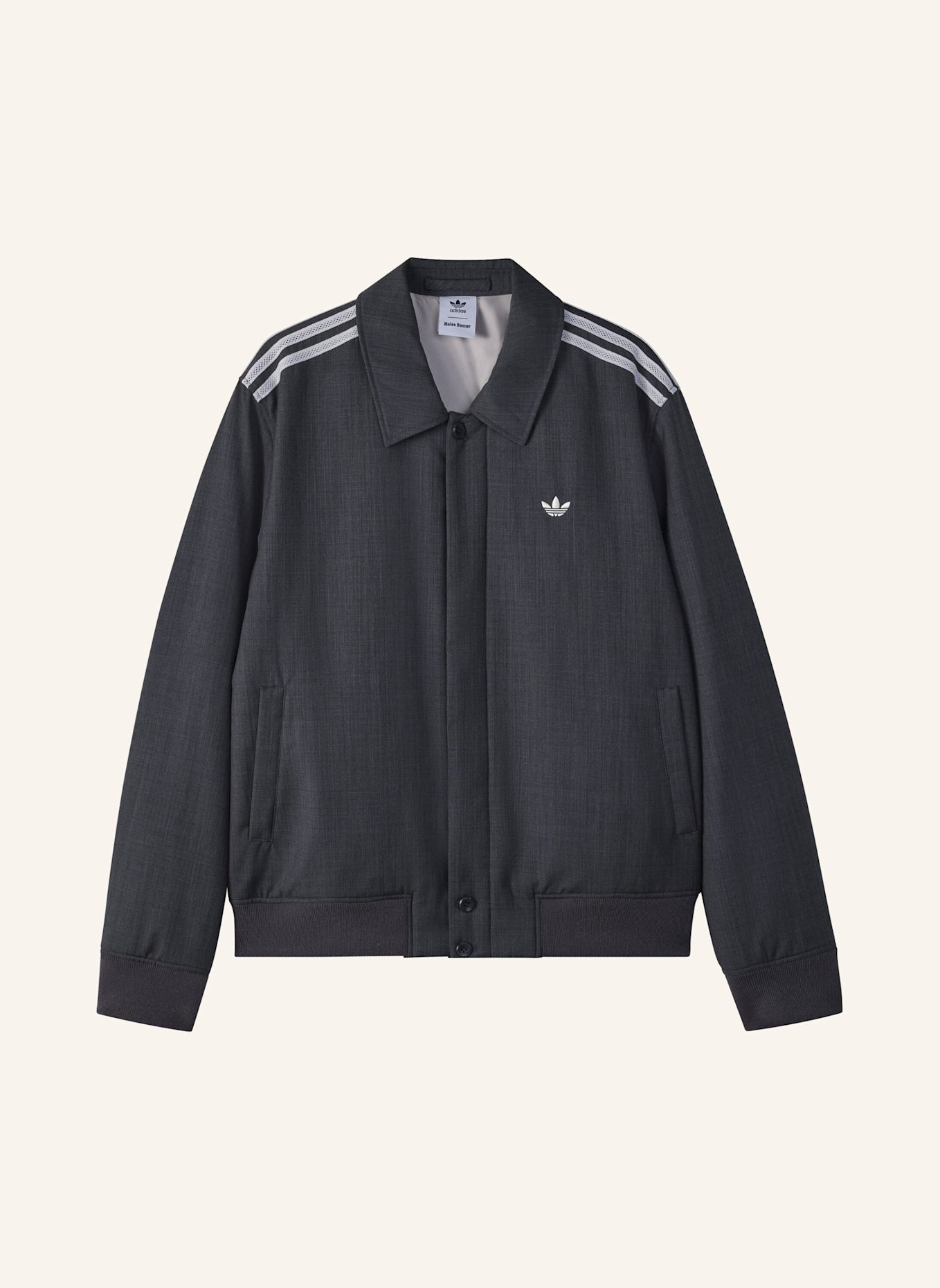 adidas Originals WALES BONNER WOOL BLOUSON: GRAU