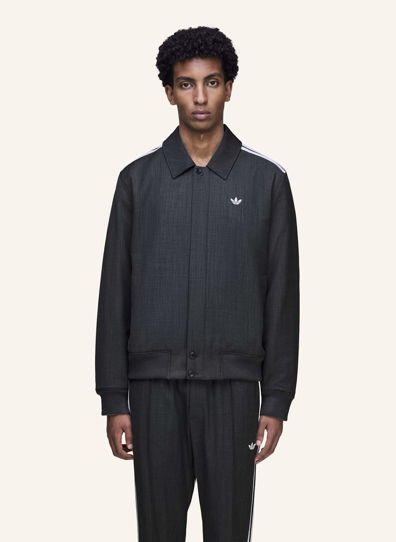 adidas Originals WALES BONNER WOOL BLOUSON: GRAU