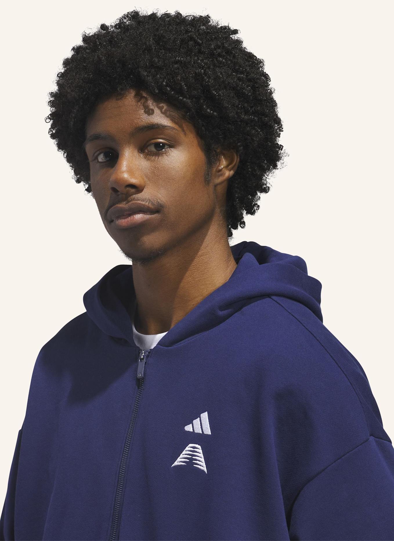 adidas ADIDAS FARM SACCOSH KAPUZENJACKE: BLAU