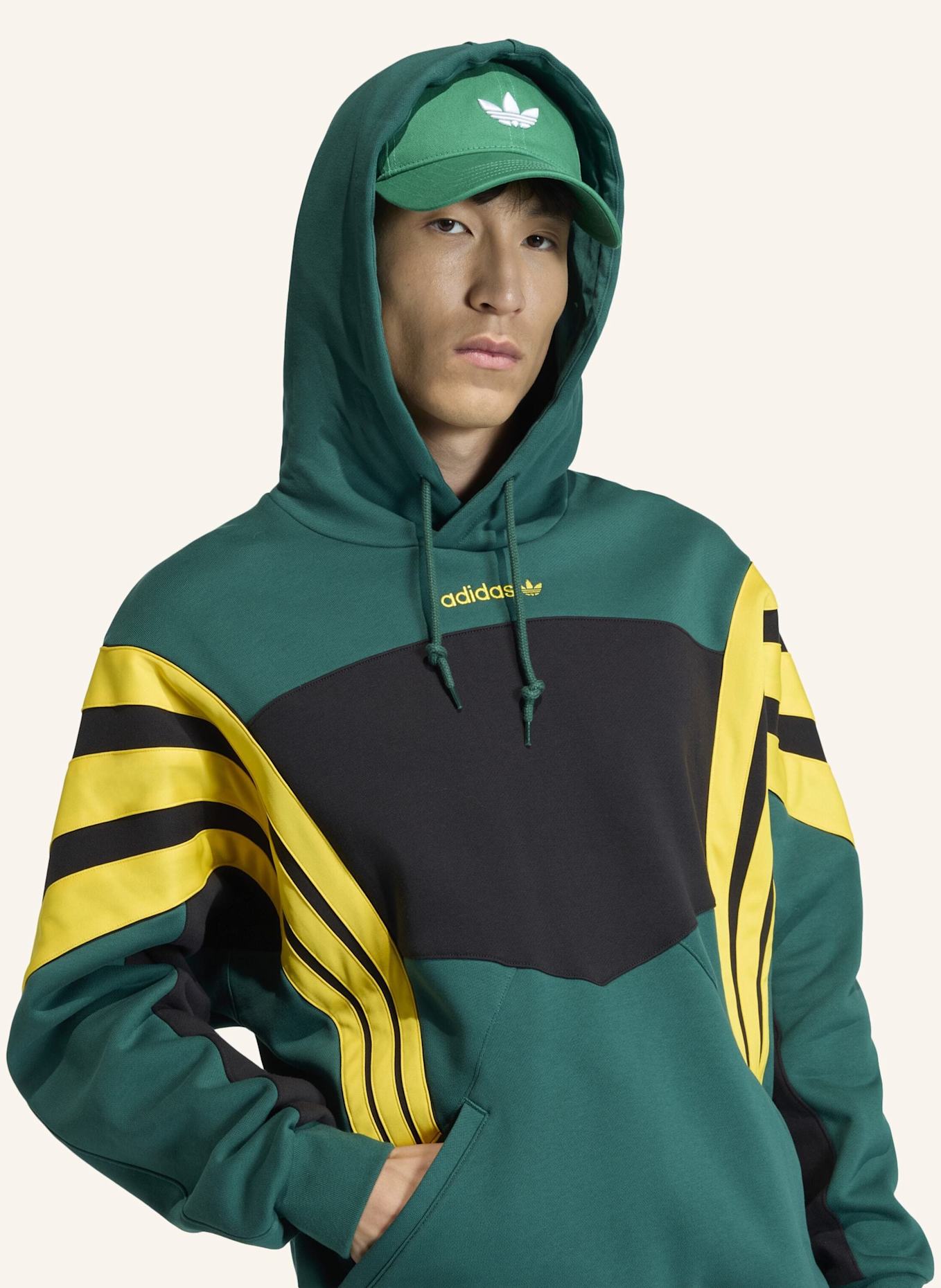 adidas Originals SANTIAGO HD HOODIE: GRÜN