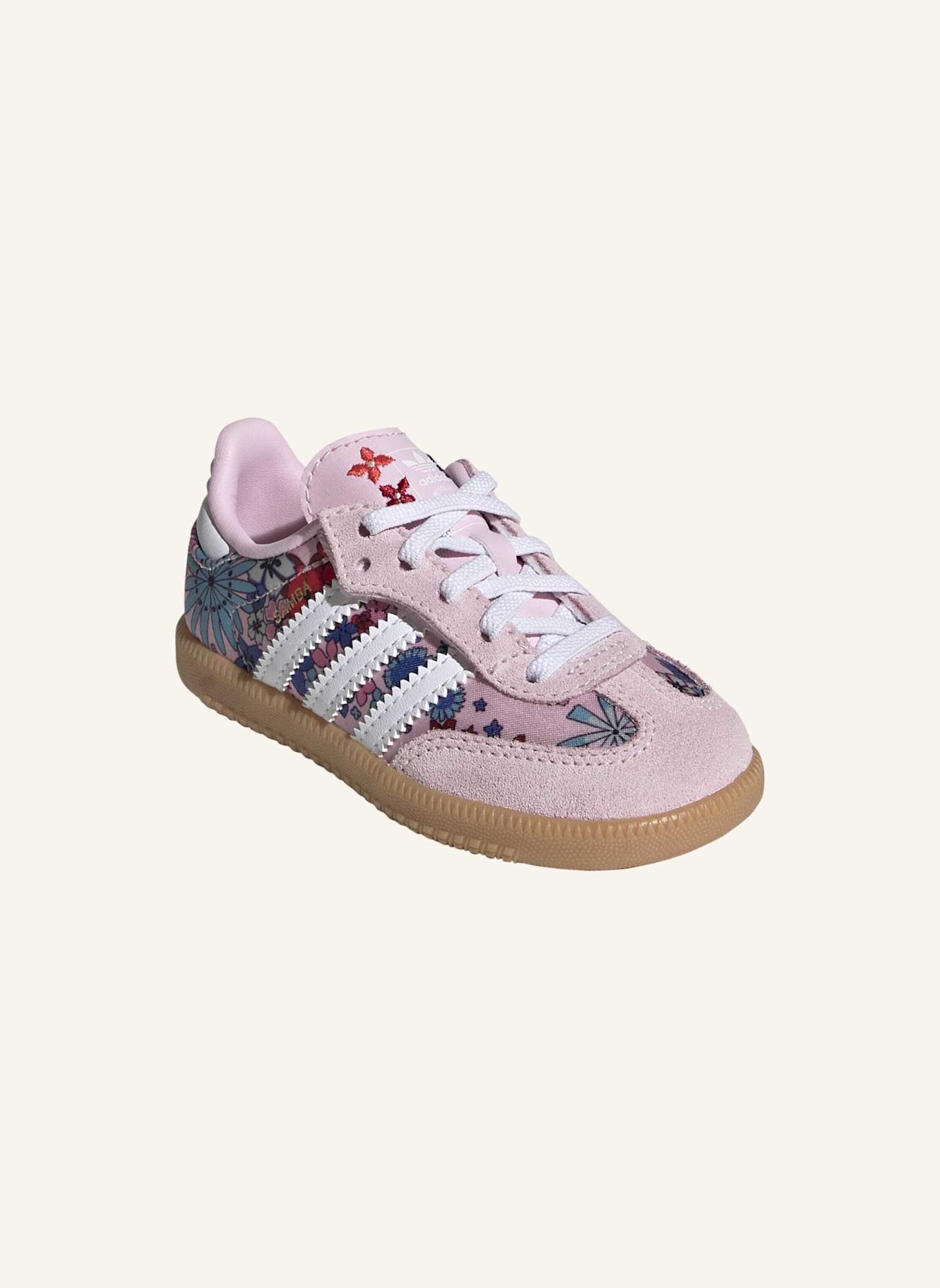 adidas Originals ADIDAS LIBERTY LONDON SAMBA OG COMFORT CLOSURE ELASTIC LACE SHUH: WEISS/ BEIGE