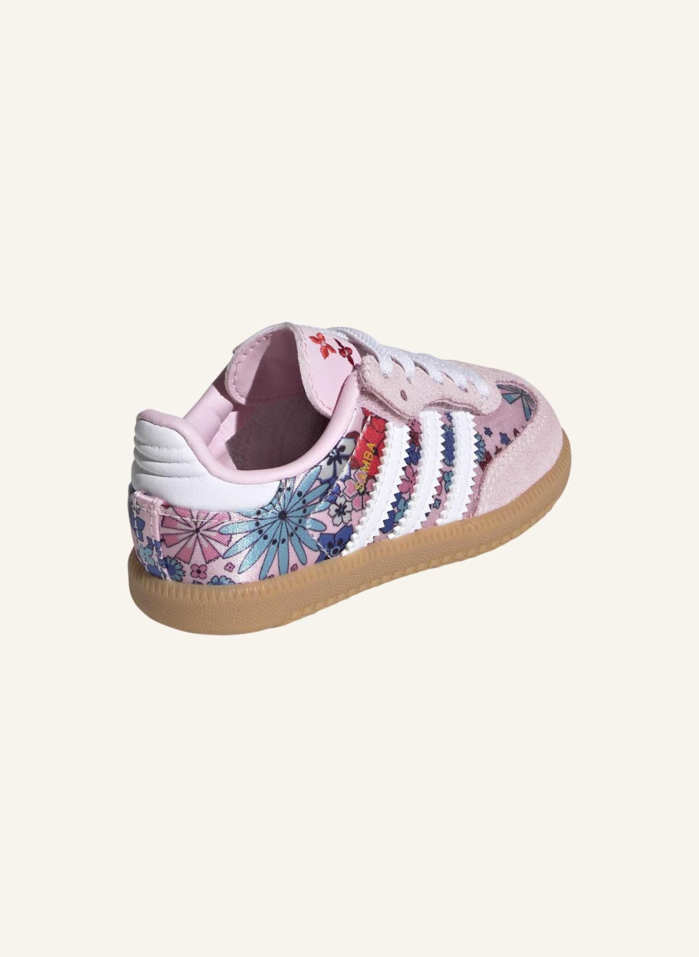 adidas Originals ADIDAS LIBERTY LONDON SAMBA OG COMFORT CLOSURE ELASTIC LACE SHUH: WEISS/ BEIGE