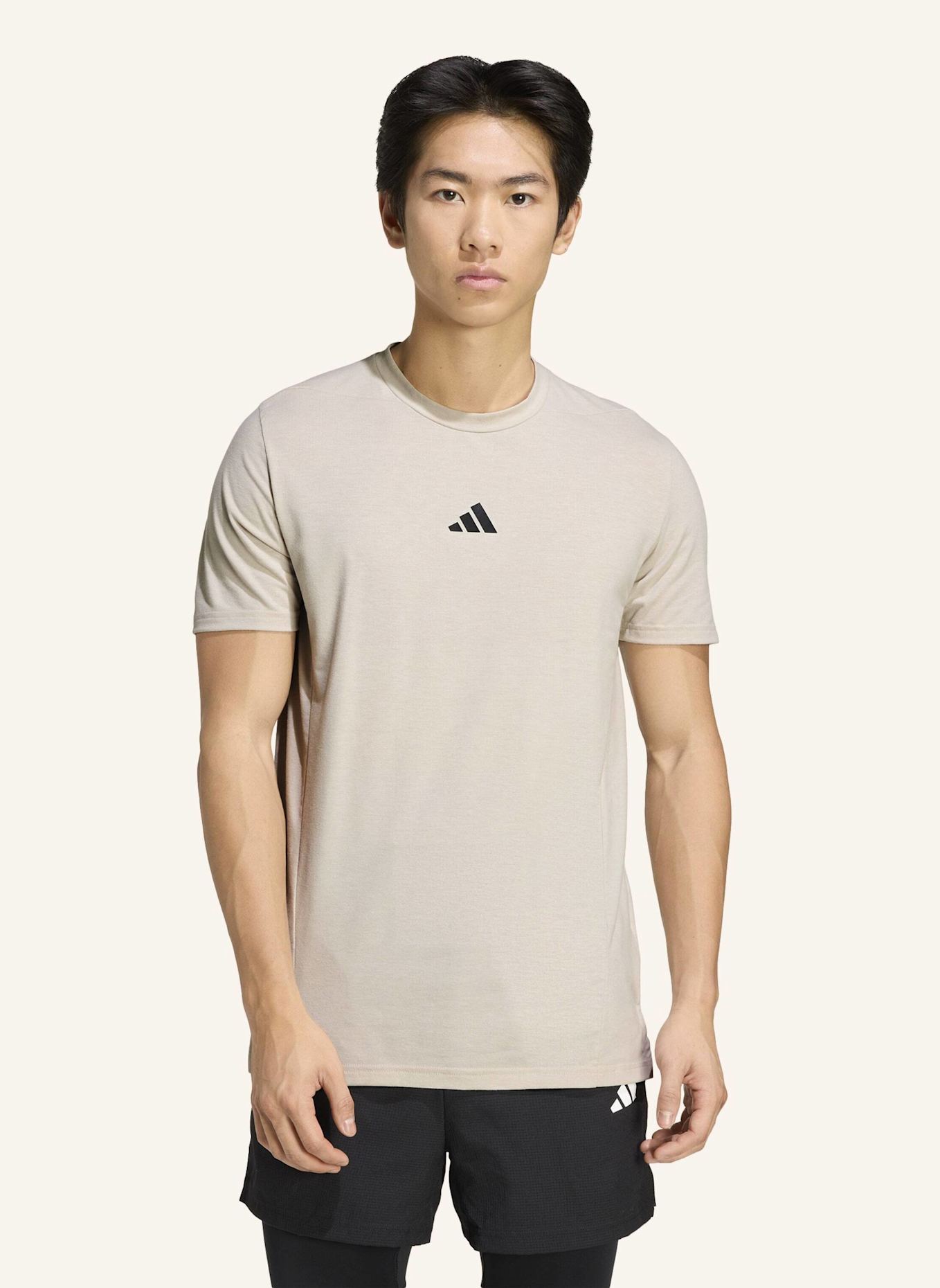 adidas T-Shirt D4T WORKOUT: BEIGE