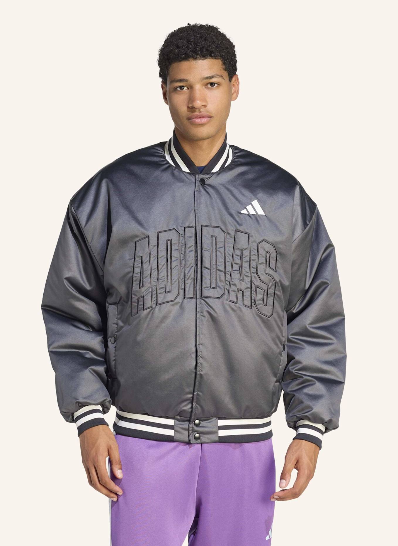 adidas STADIUM INSULATED BOMBERJACKE: SCHWARZ
