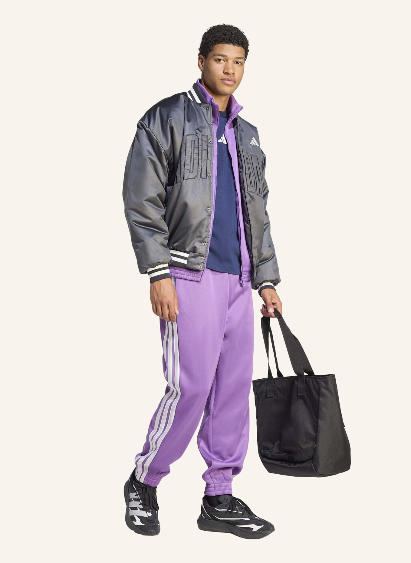 adidas STADIUM INSULATED BOMBERJACKE: SCHWARZ