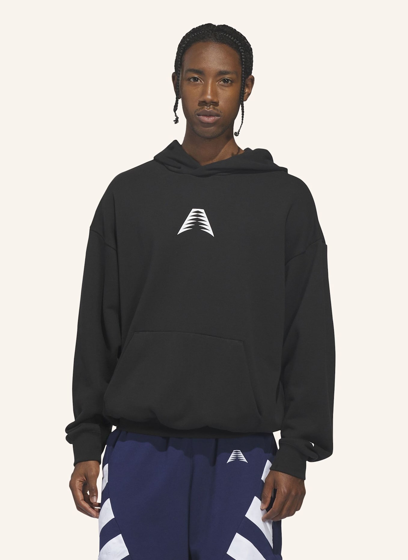 adidas ANTHONY EDWARDS BELIEVE THAT HOODIE: SCHWARZ