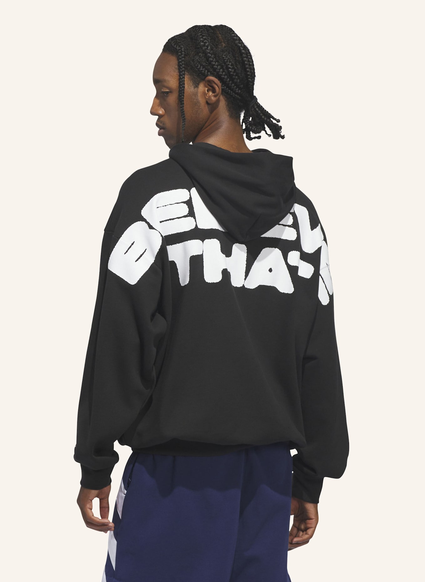 adidas ANTHONY EDWARDS BELIEVE THAT HOODIE: SCHWARZ