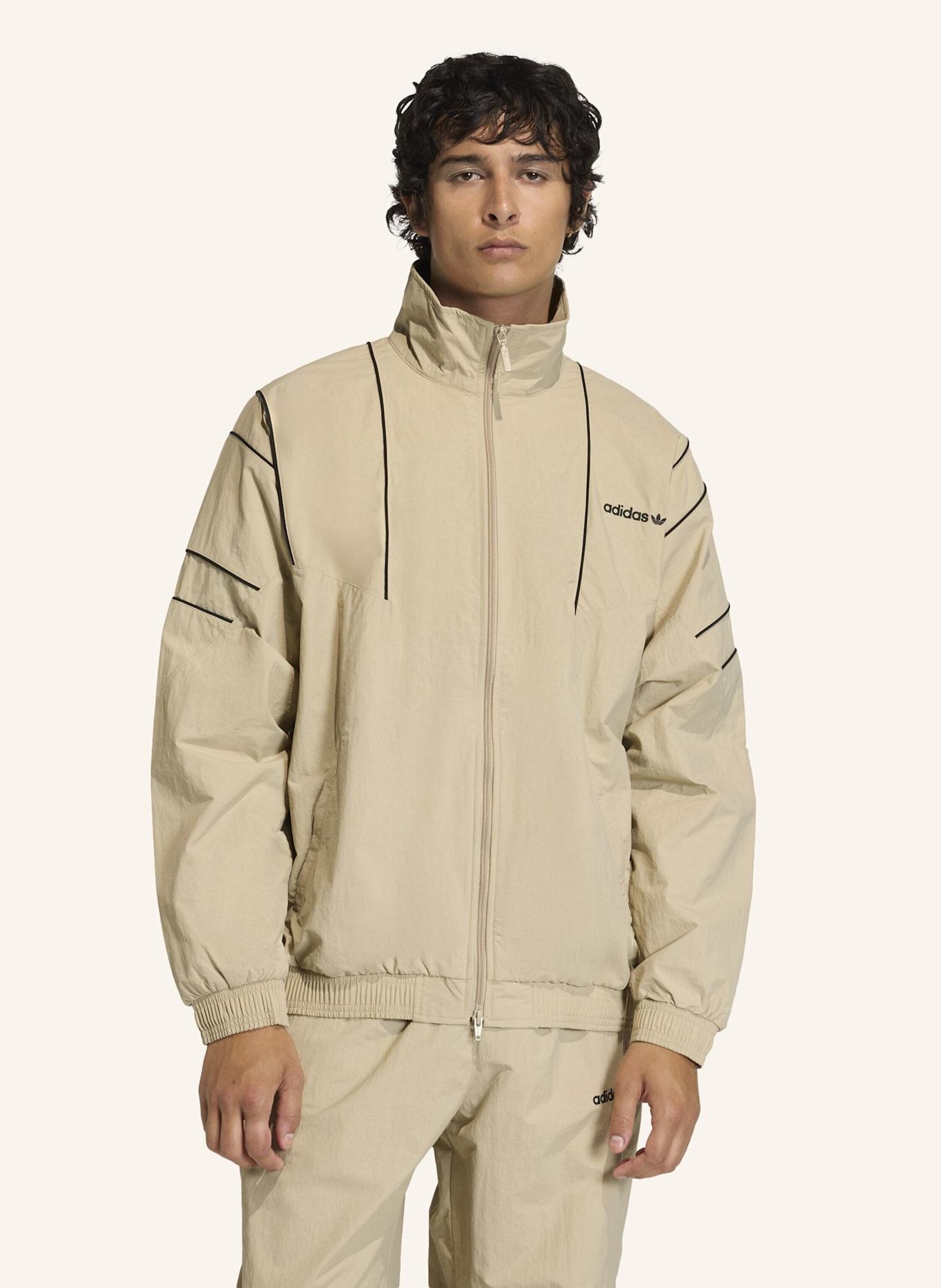 adidas Originals CUTLINE TRACK TOP: BEIGE