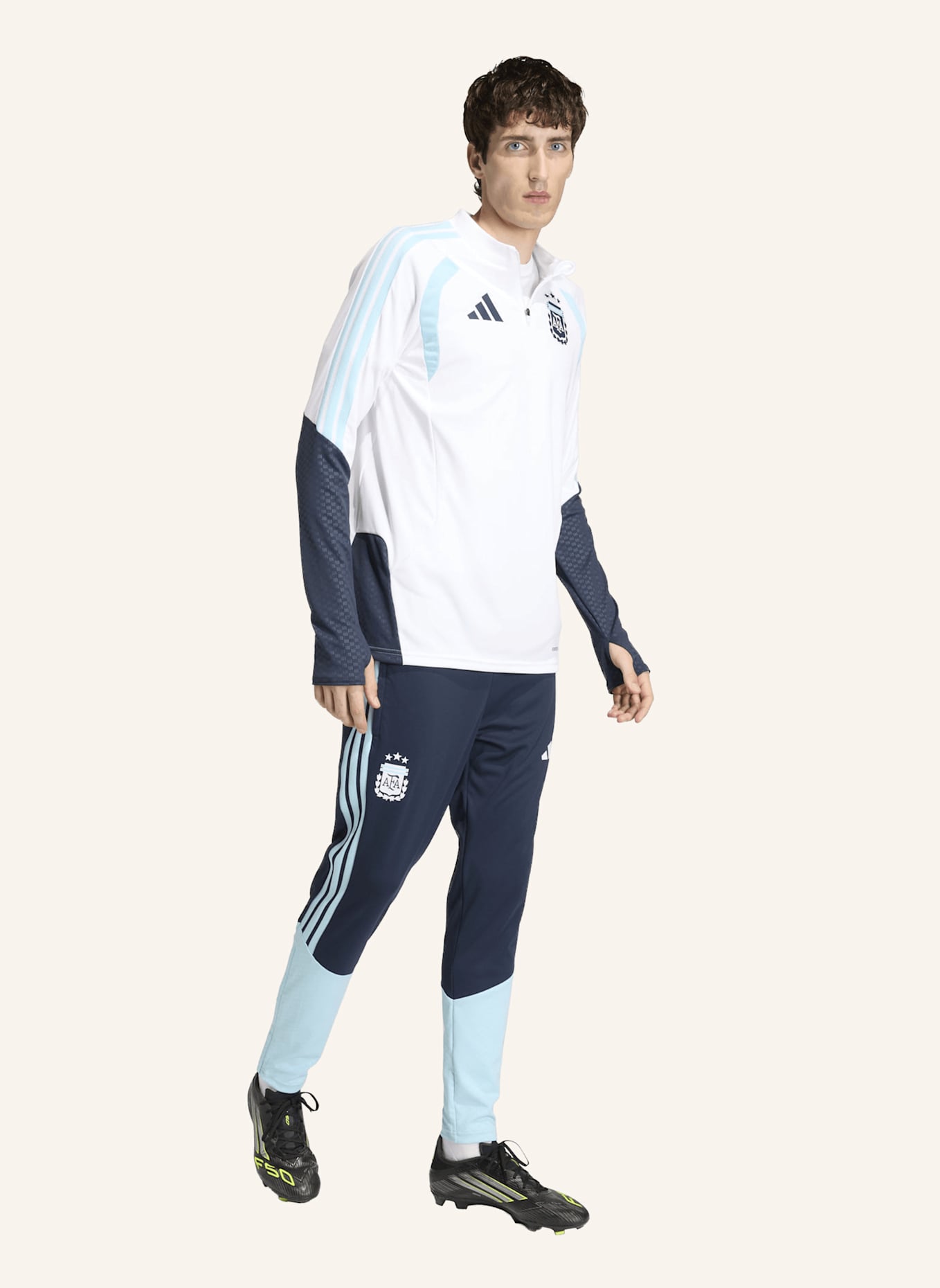 adidas ARGENTINIEN 26 TIRO TRAININGSOBERTEIL: WEISS