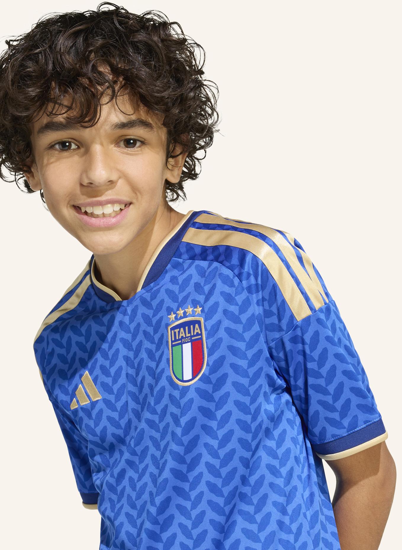 adidas ITALY 26 HEIMTRIKOT FÜR KINDER: BLAU