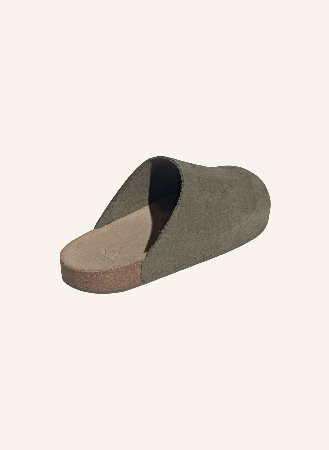 adidas Originals ADIMULE SLIDES: GRÜN/ BEIGE