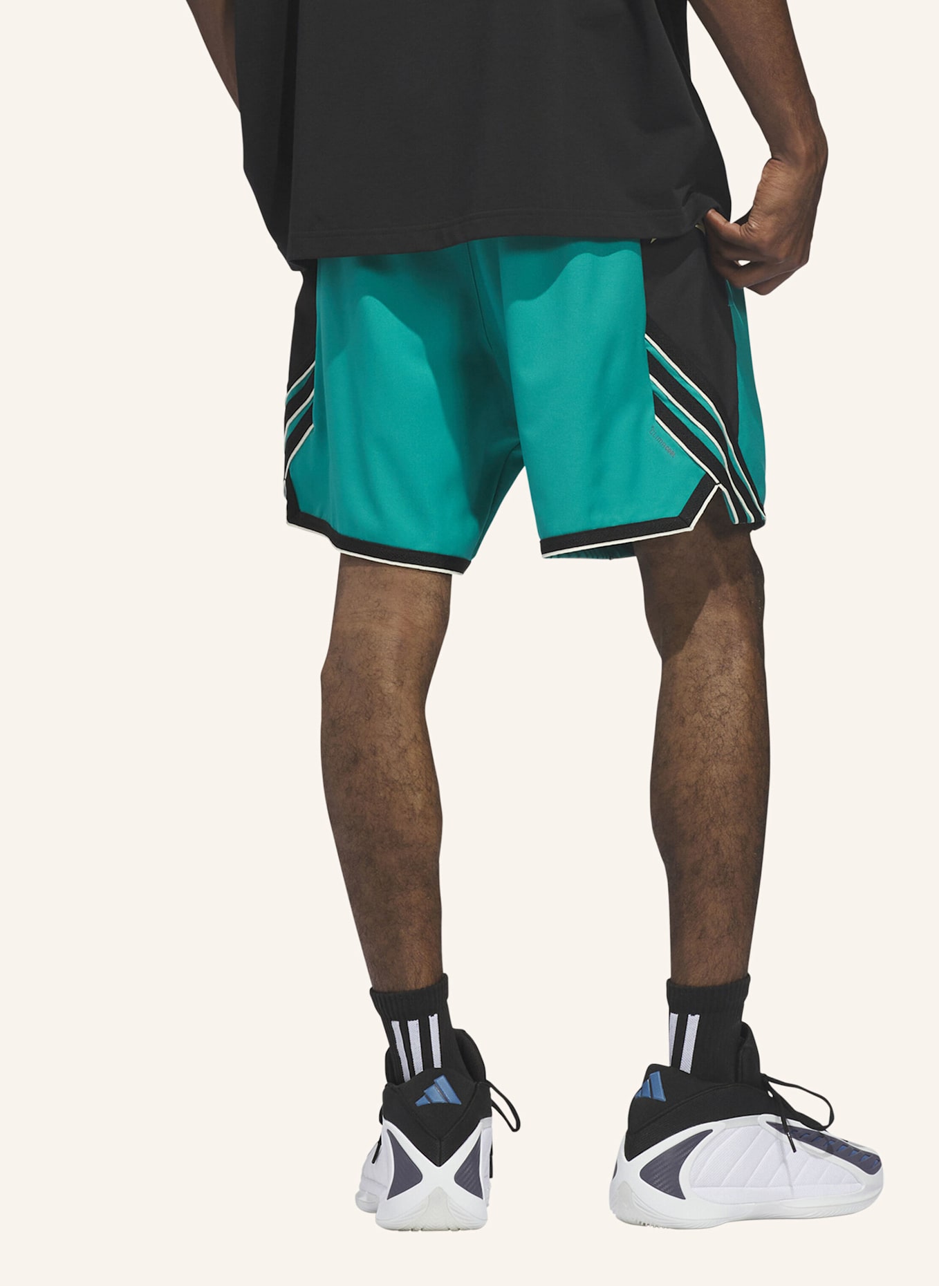 adidas ANTHONY EDWARDS CRAZY LITE SHORTS: GRÜN