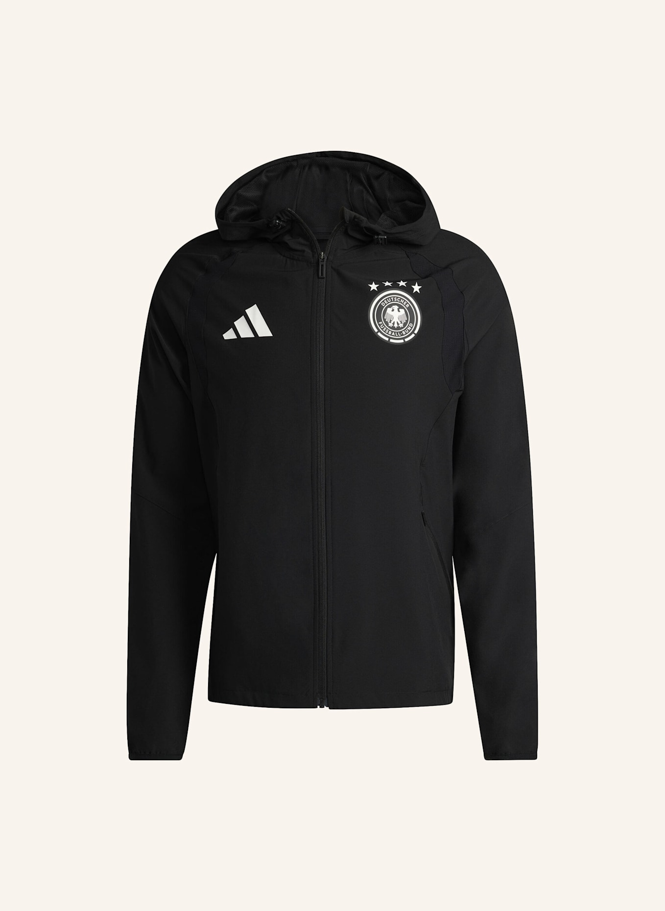 adidas Funktionsjacke DEUTSCHLAND TIRO TRAVEL: SCHWARZ
