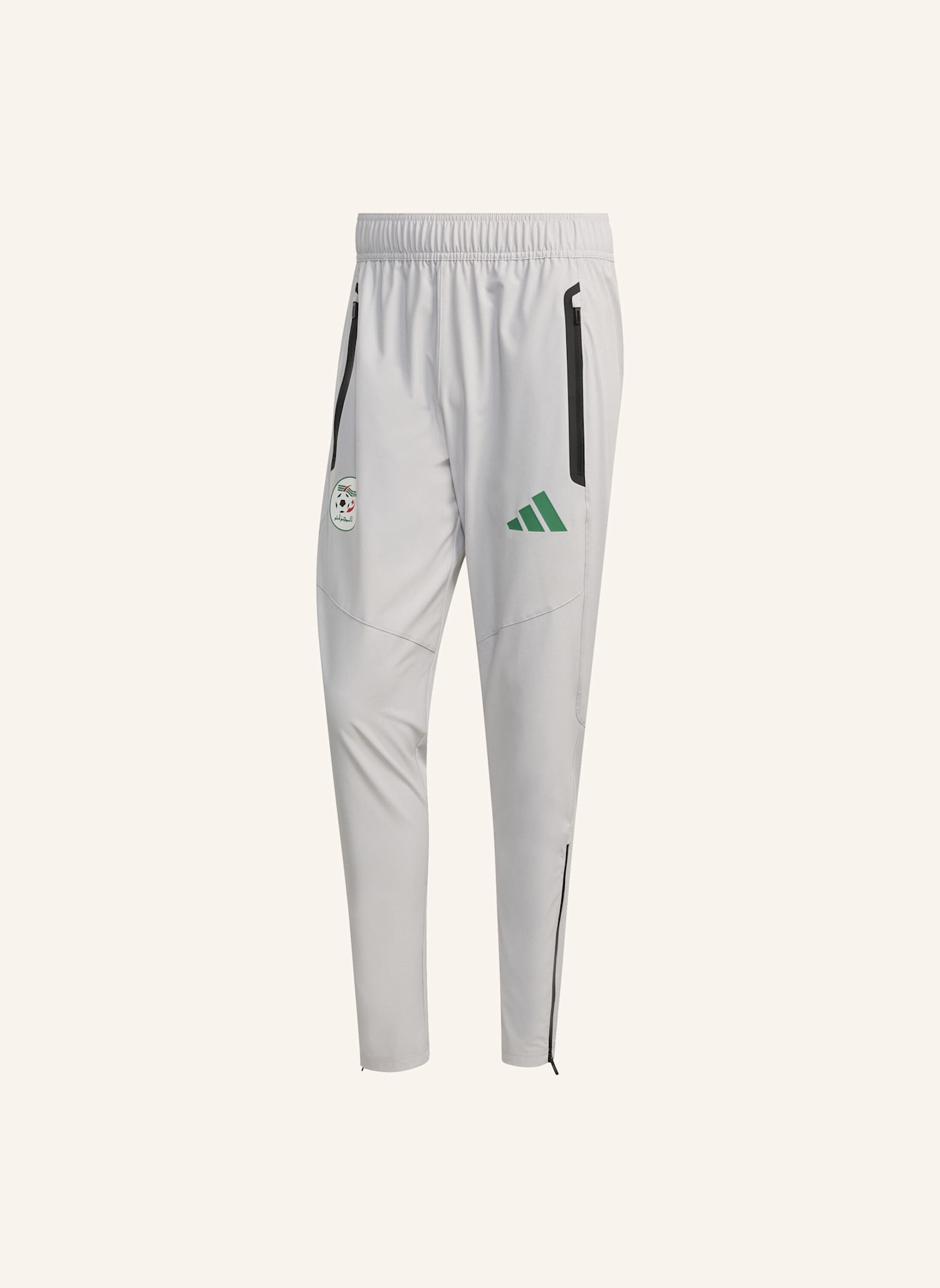 adidas ALGERIEN TIRO TECH HOSE: GRAU