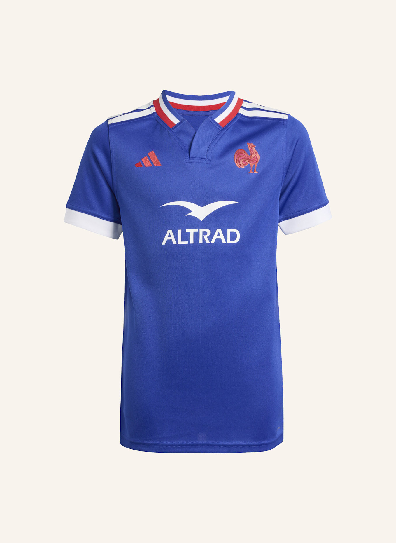 adidas FRANKREICH RUGBY HEIMTRIKOT-REPLIKA JUGEND: BLAU