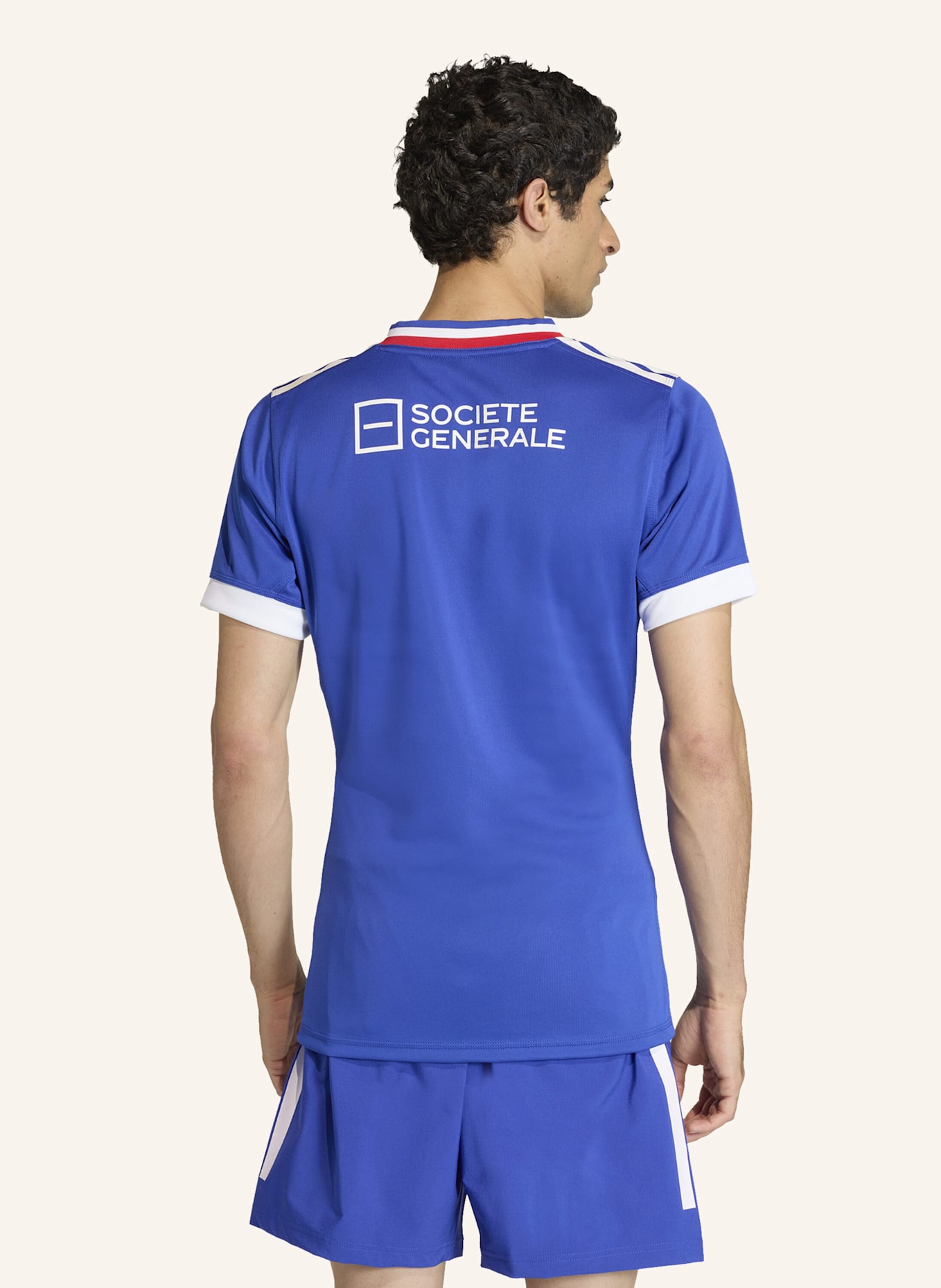 adidas FRANKREICH RUGBY PERFORMANCE-PASSFORM REPLICA JERSEY: BLAU