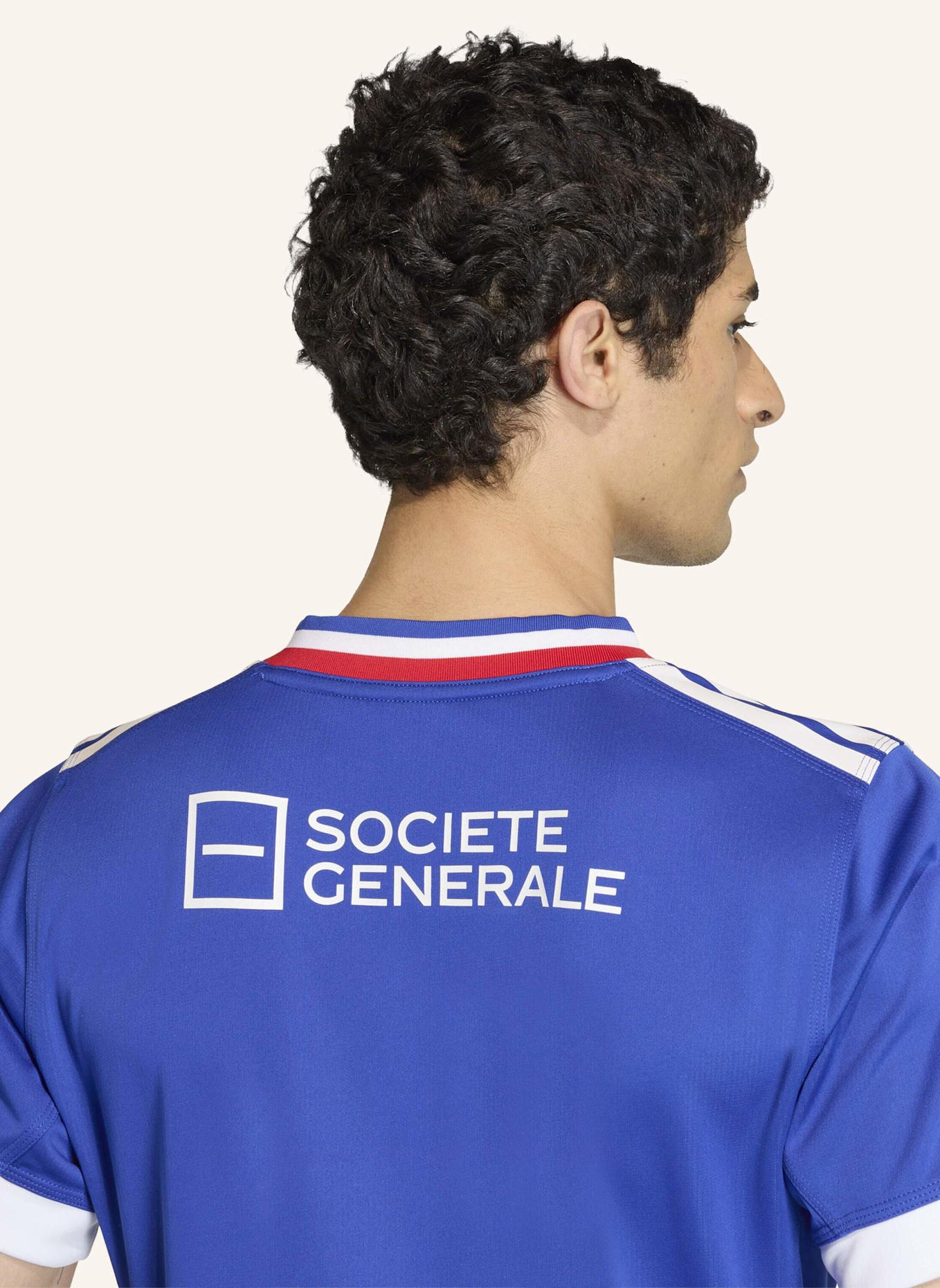 adidas FRANKREICH RUGBY PERFORMANCE-PASSFORM REPLICA JERSEY: BLAU