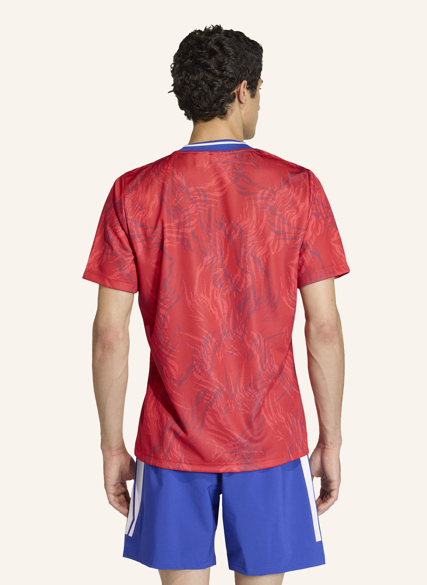 adidas FRANKREICH RUGBY PREMATCH JERSEY: ROT