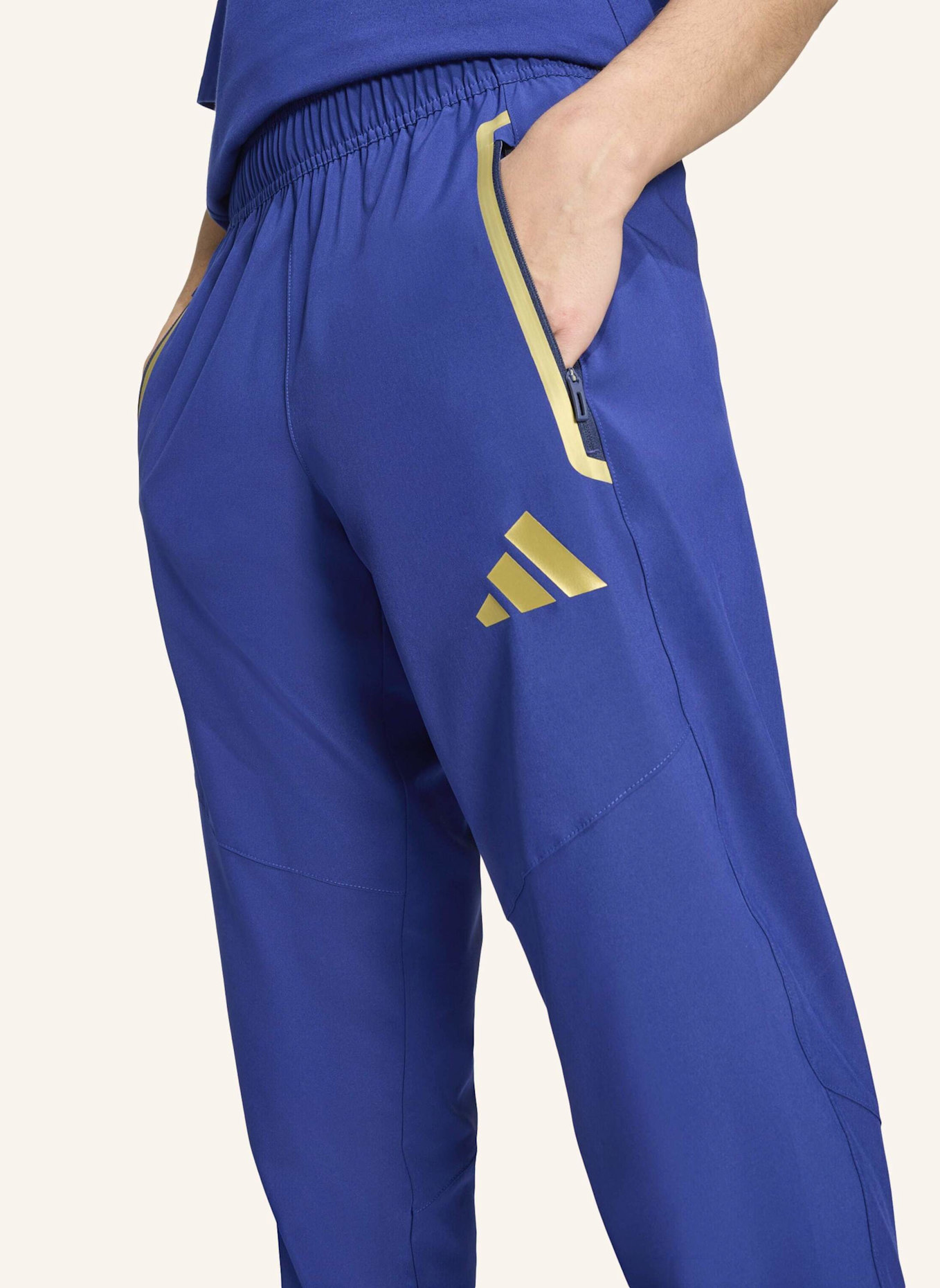 adidas ITALIEN TIRO REISEHOSE: BLAU