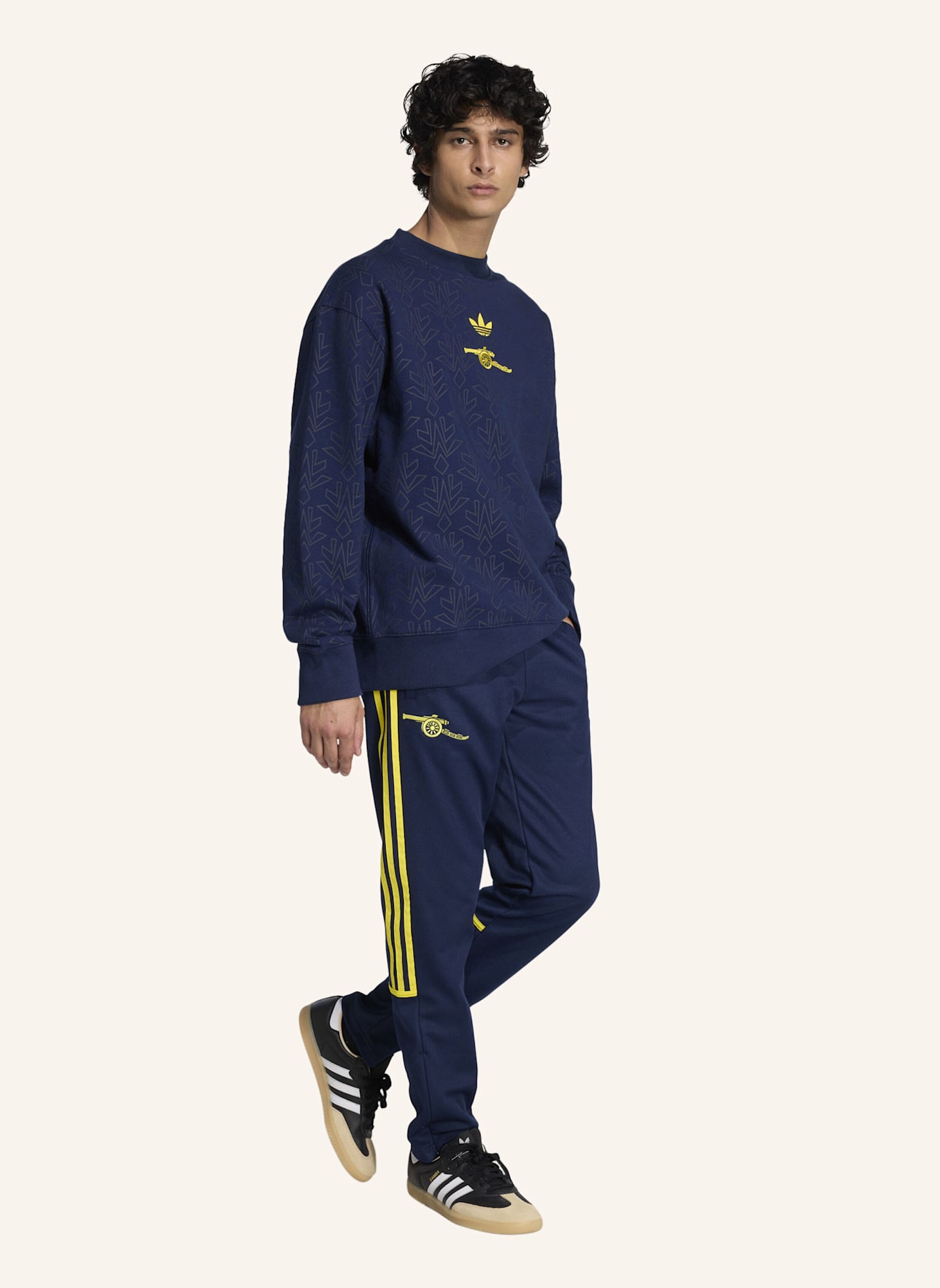 adidas Originals ARSENAL FC LFSTLR CREW: BLAU