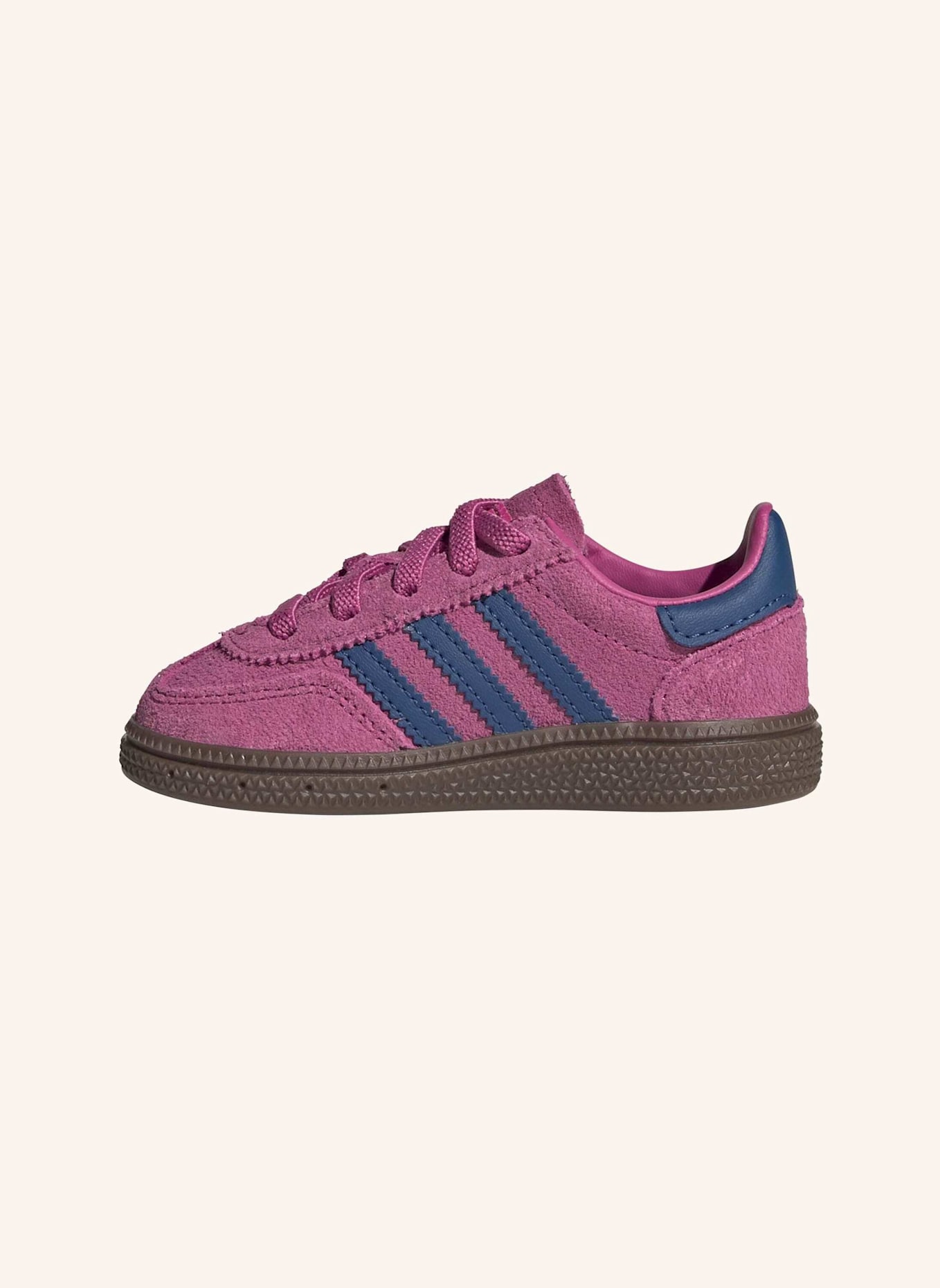 adidas Originals HANDBALL SPEZIAL COMFORT CLOSURE ELASTIC LACE KIDS SCHUH: NEONROSA/ BLAU/ BEIGE