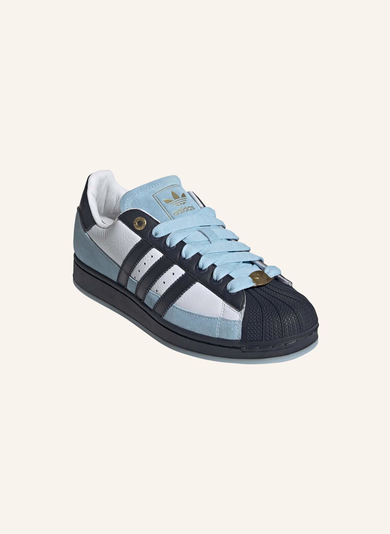 adidas Originals SUPERSTAR II SCHUH: WEISS/ BLAU