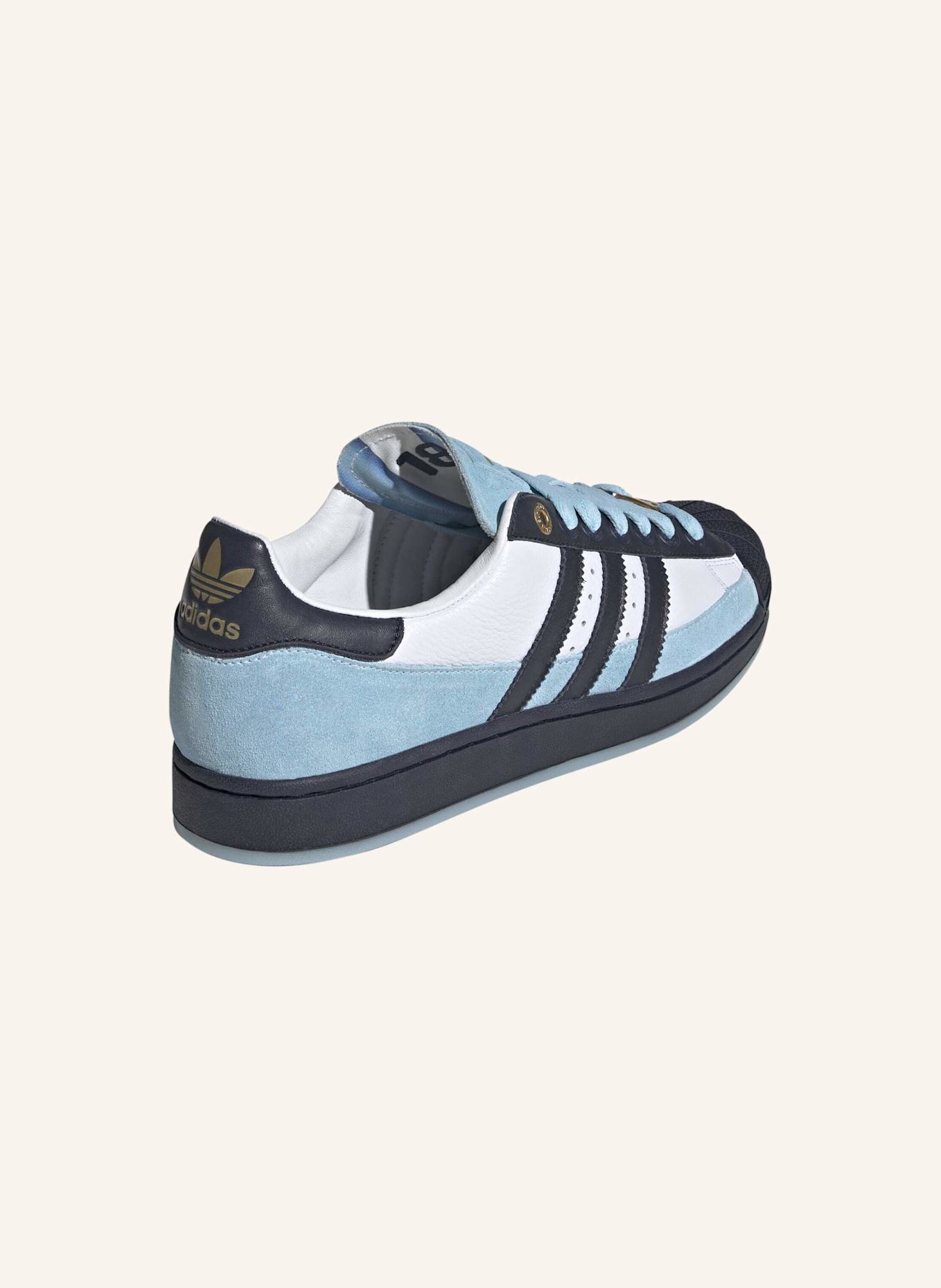 adidas Originals SUPERSTAR II SCHUH: WEISS/ BLAU