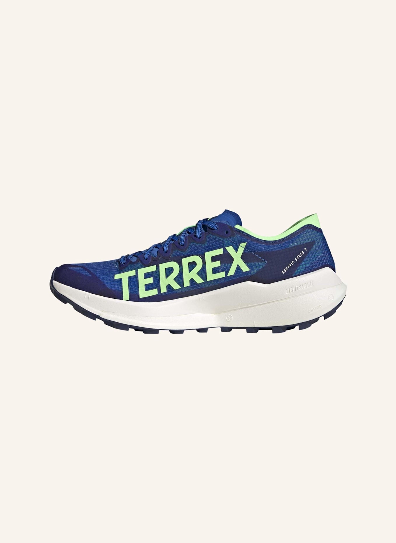 adidas TERREX Trailrunning-Schuhe AGRAVIC SPEED 2: BLAU/ GRAU/ NEONGRÜN