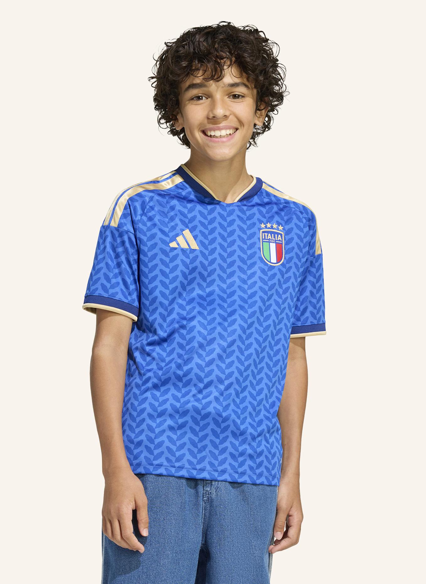 adidas ITALY 26 HEIMTRIKOT FÜR KINDER: BLAU