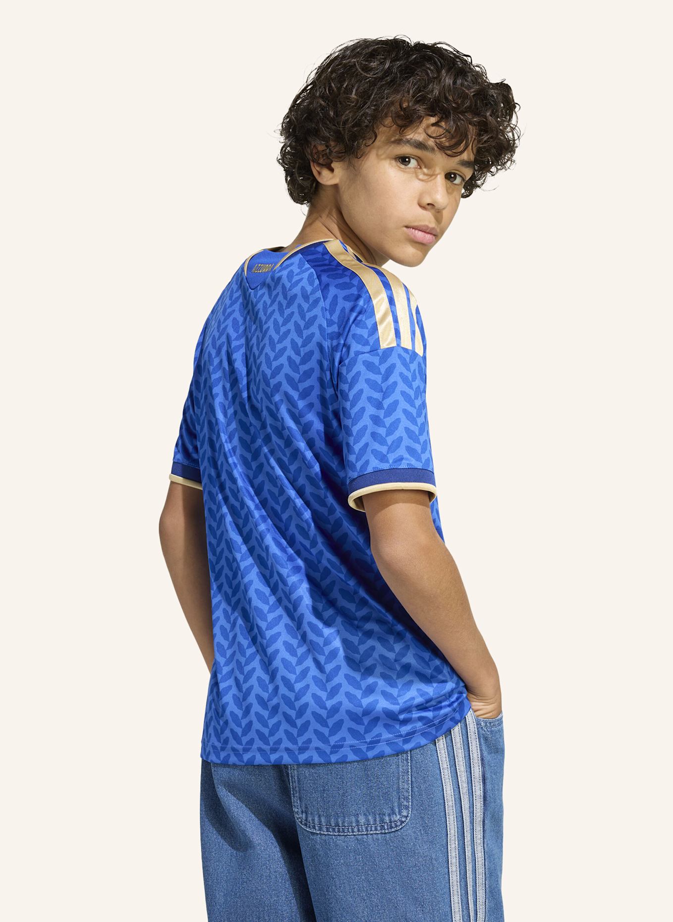 adidas ITALY 26 HEIMTRIKOT FÜR KINDER: BLAU