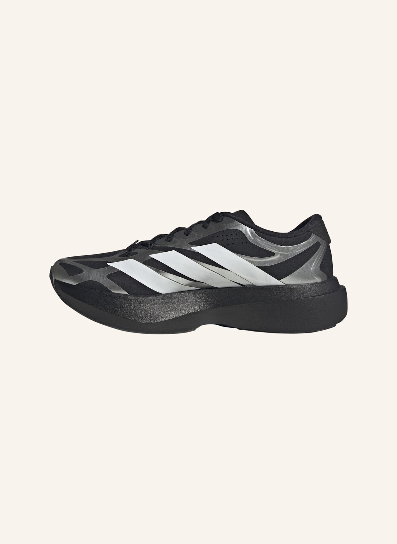 adidas ADIZERO EVO SL EXO SCHUH: SCHWARZ/ WEISS/ GRAU