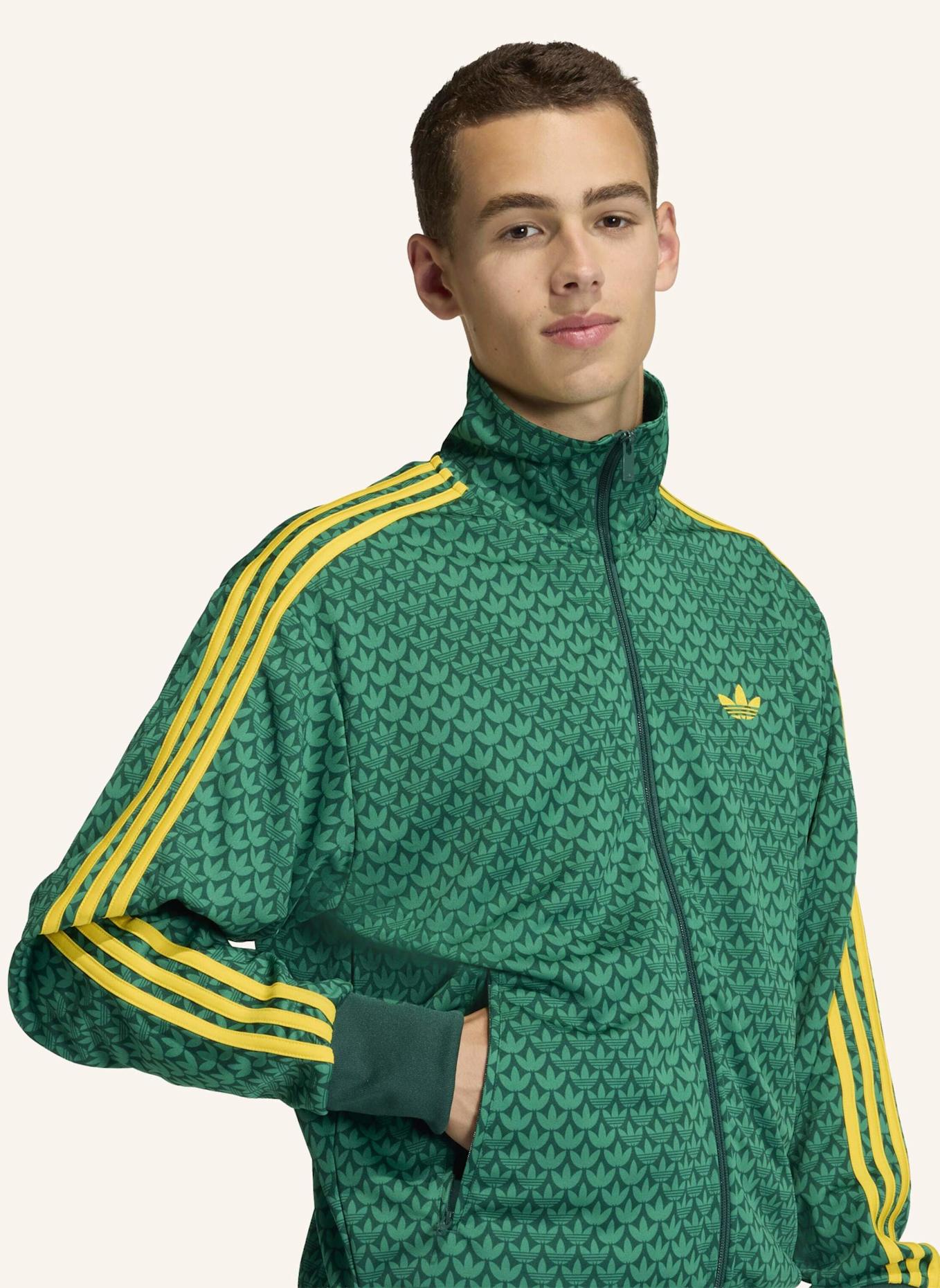 adidas Originals FIREBIRD LOOSE MONOGRAM TRAININGSJACKE: GRÜN
