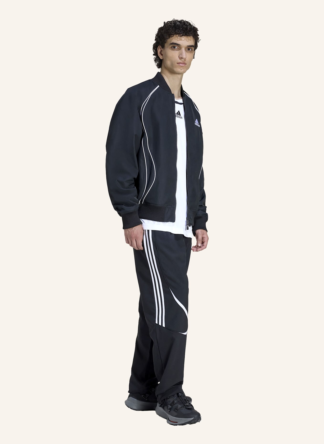 adidas Originals GEFÜTTERTE JACKE TEAMGEIST: SCHWARZ