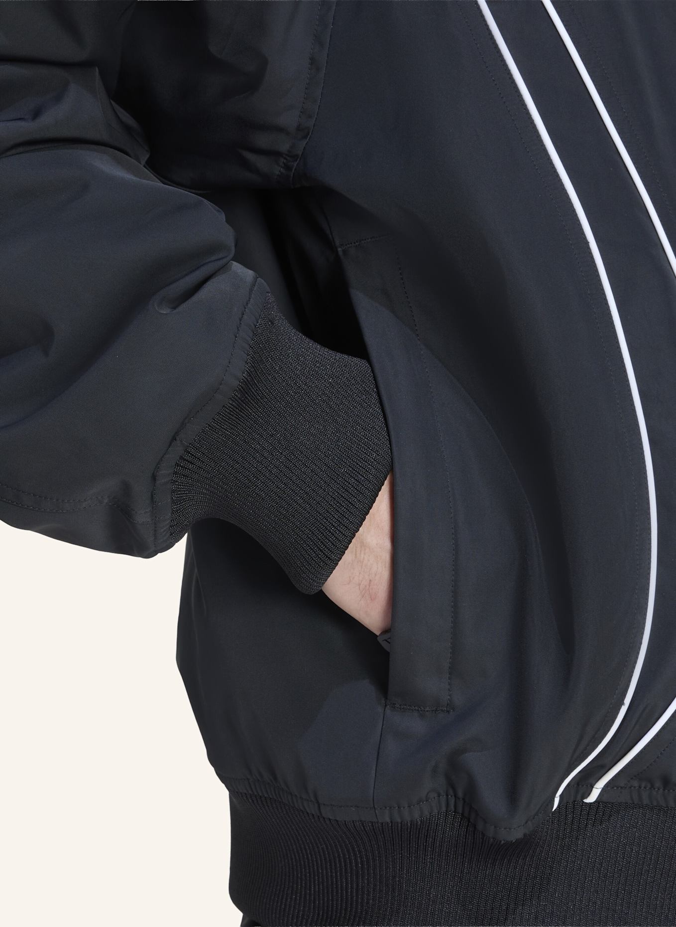 adidas Originals GEFÜTTERTE JACKE TEAMGEIST: SCHWARZ