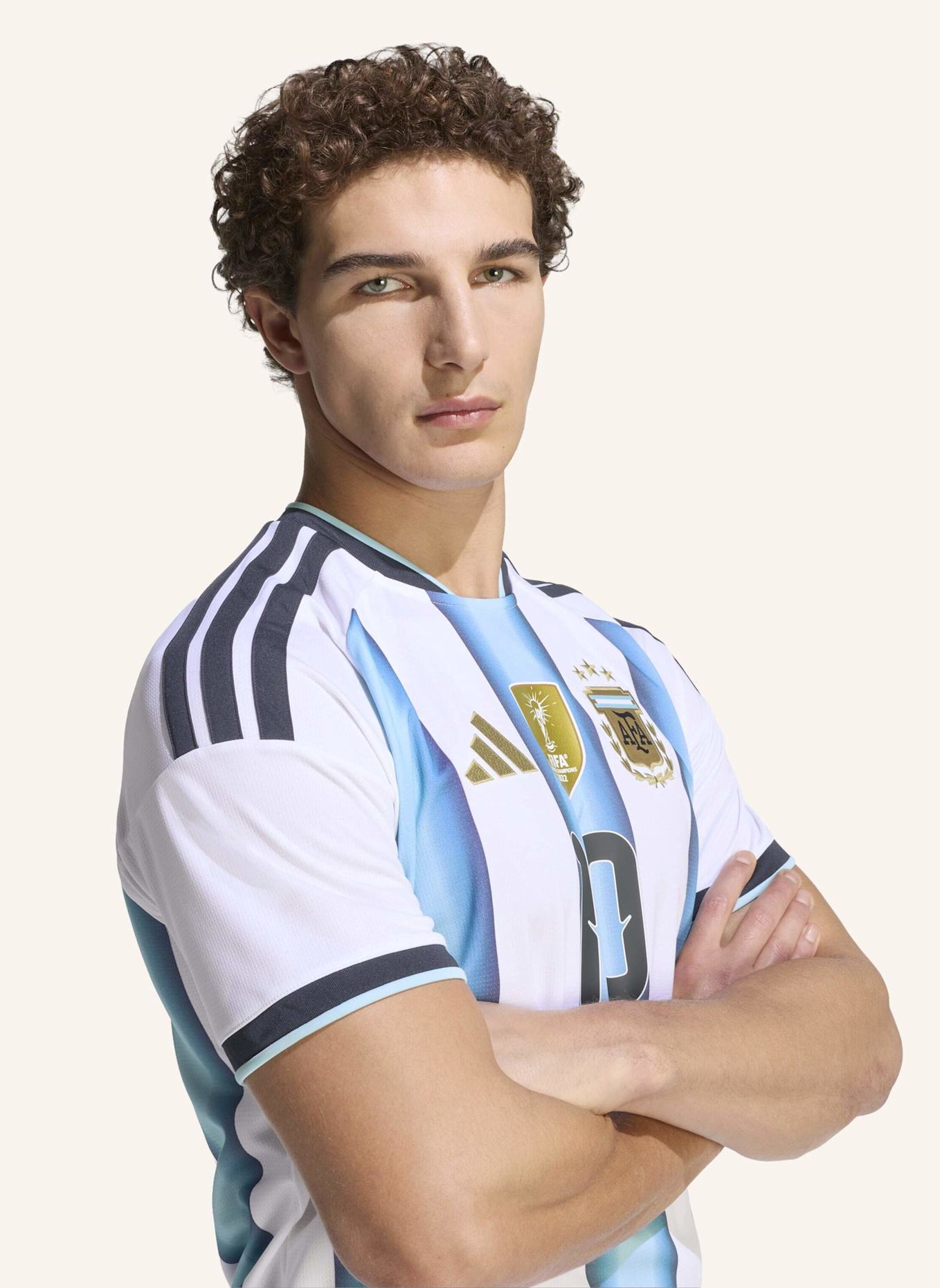 adidas ARGENTINIEN 26 MESSI HEIMTRIKOT: WEISS/ BLAU