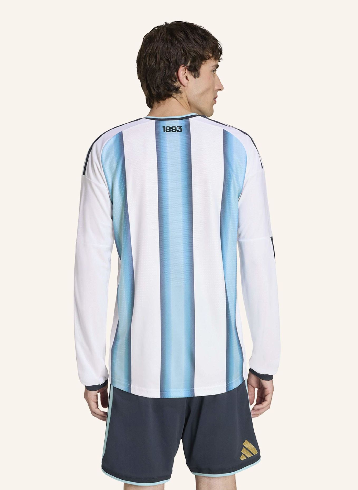 adidas ARGENTINIEN 26 AUTHENTIC HEIMTRIKOT, LANGÄRMLIG: WEISS/ BLAU