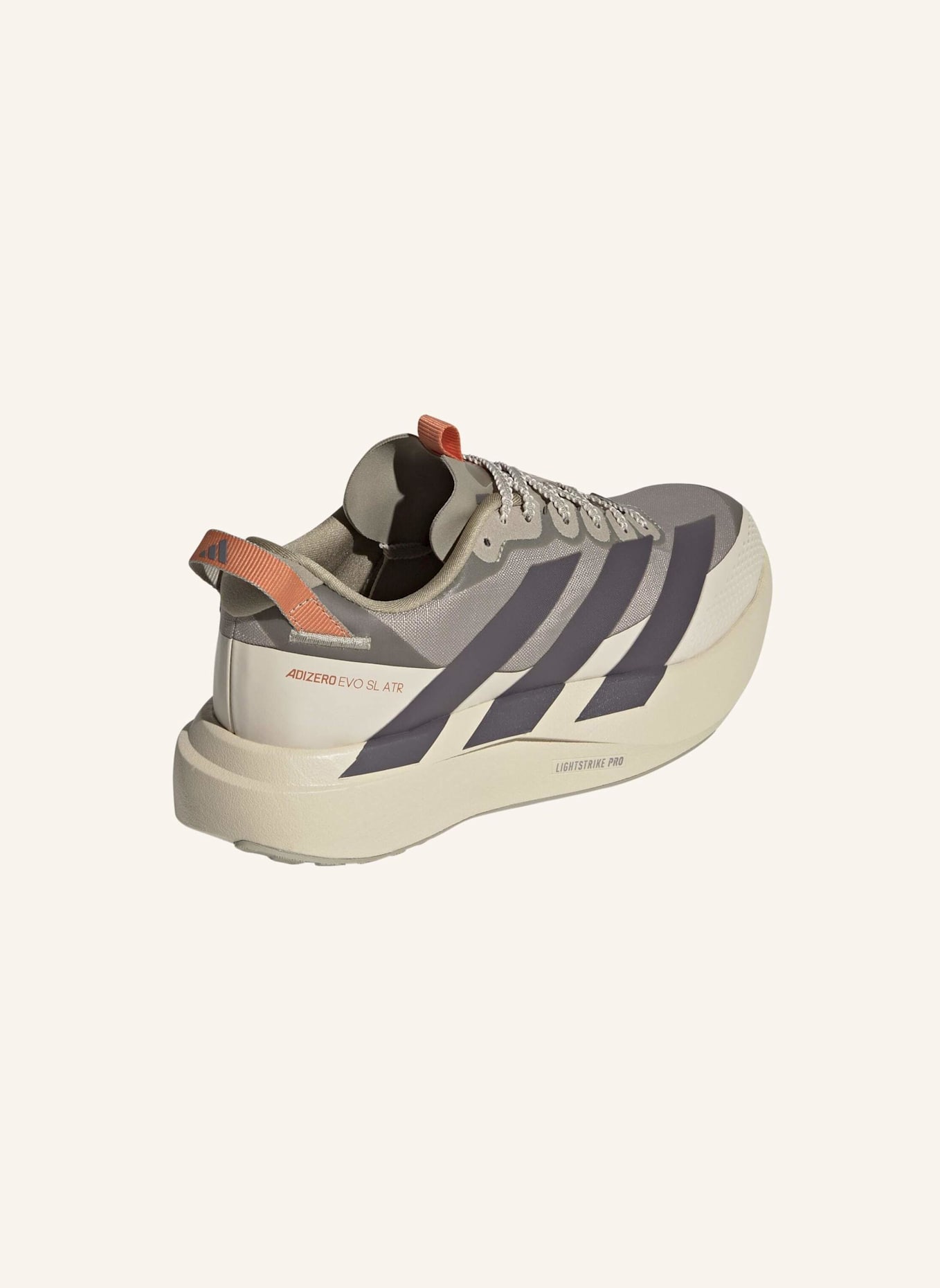 adidas ADIZERO EVO SL ATR SCHUH: BRAUN/ GRAU/ BEIGE