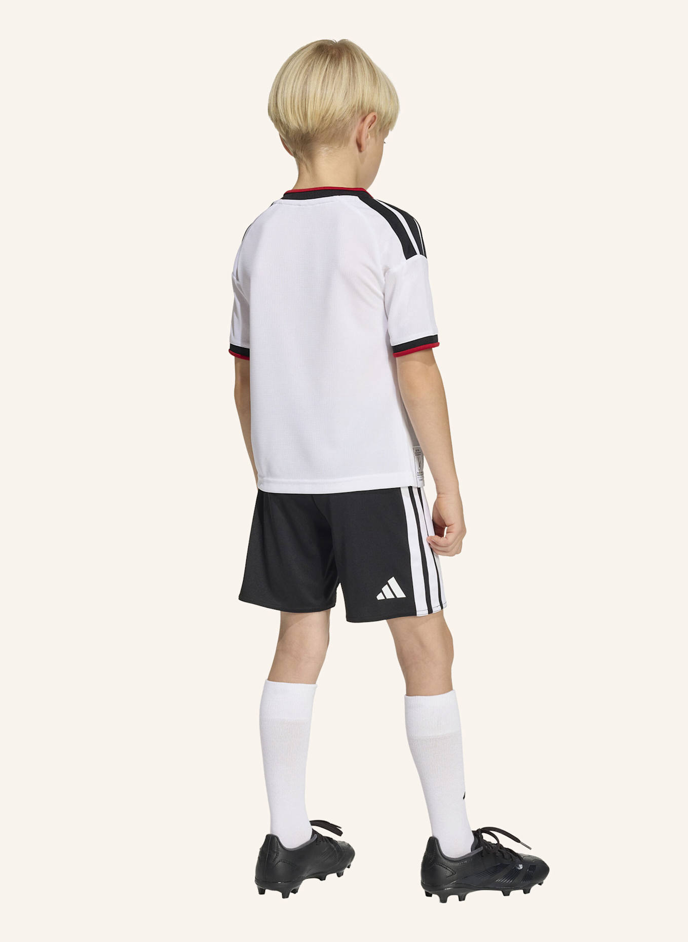 adidas DEUTSCHLAND 26 KIDS HEIM-SET: WEISS