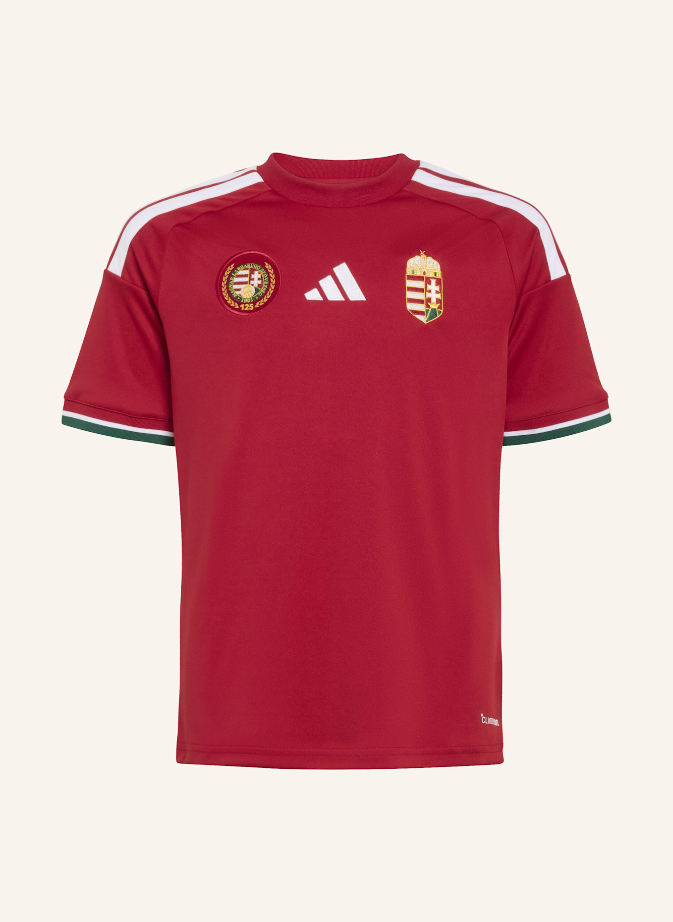 adidas UNGARN 26 HEIMTRIKOT FÜR KIDS: ROT