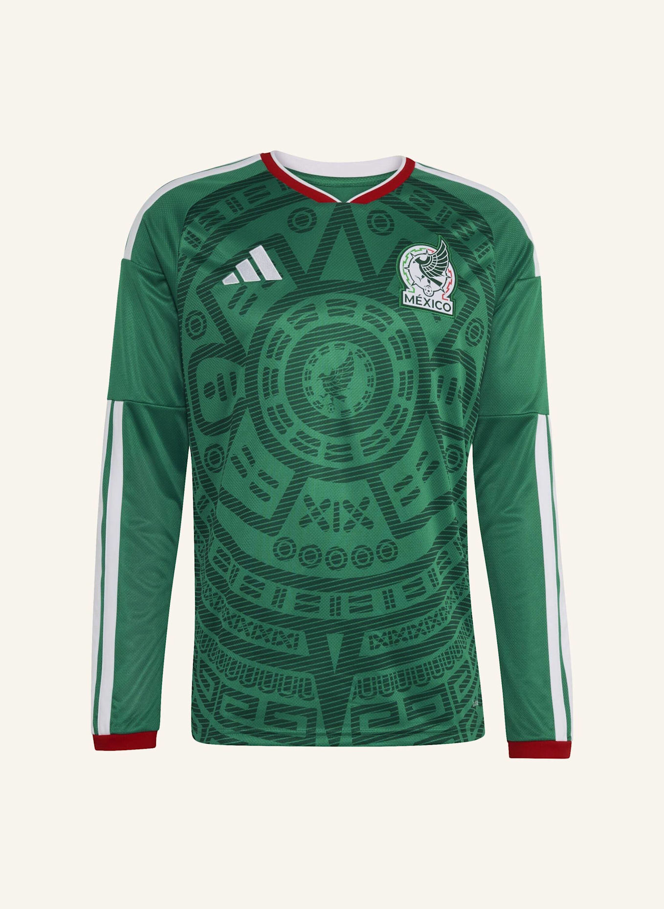 adidas MEXIKO 26 LANGÄRMELIGES HEIMTRIKOT: GRÜN