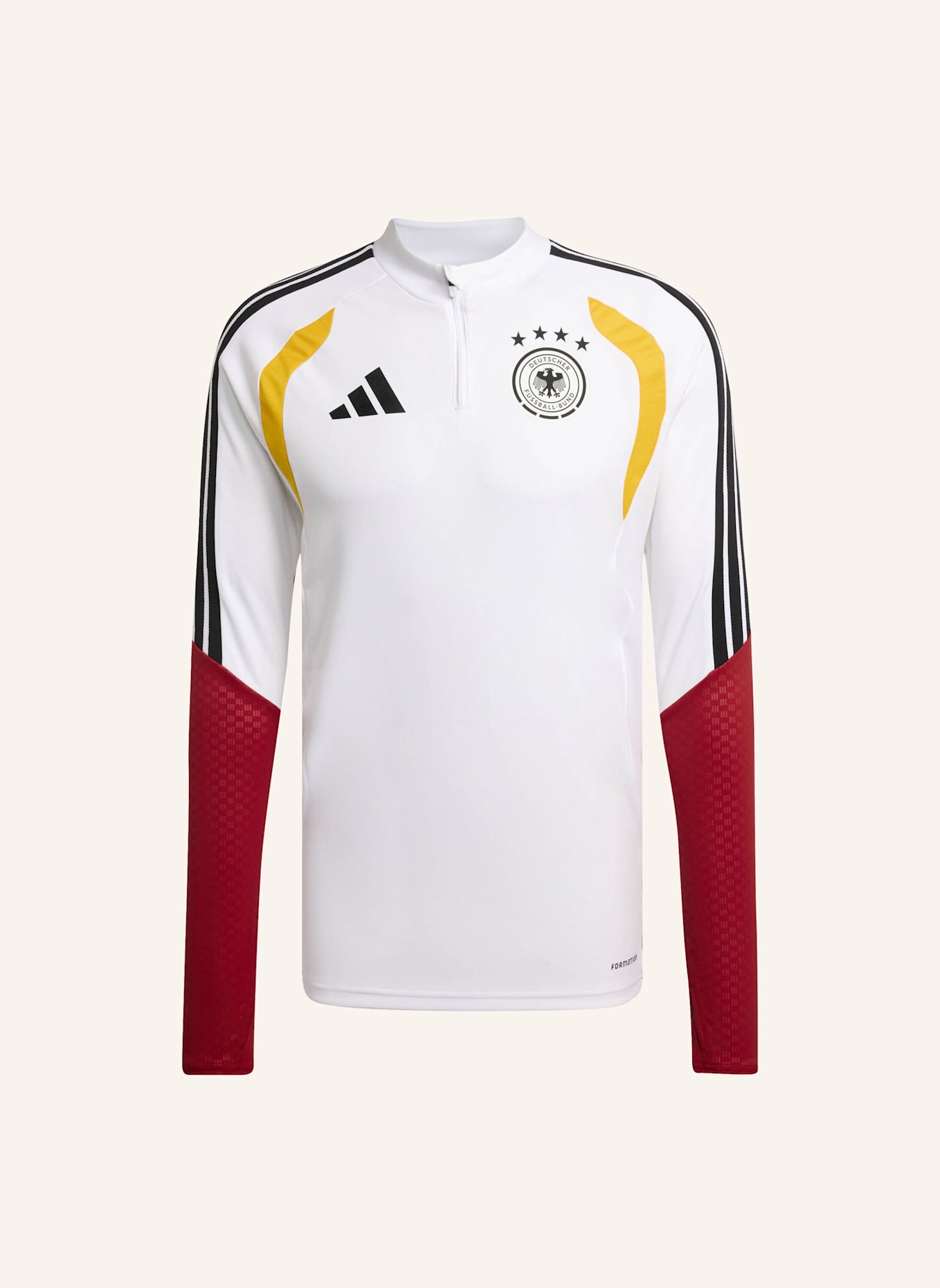 adidas DEUTSCHLAND 26 TIRO TRAININGSOBERTEIL: WEISS