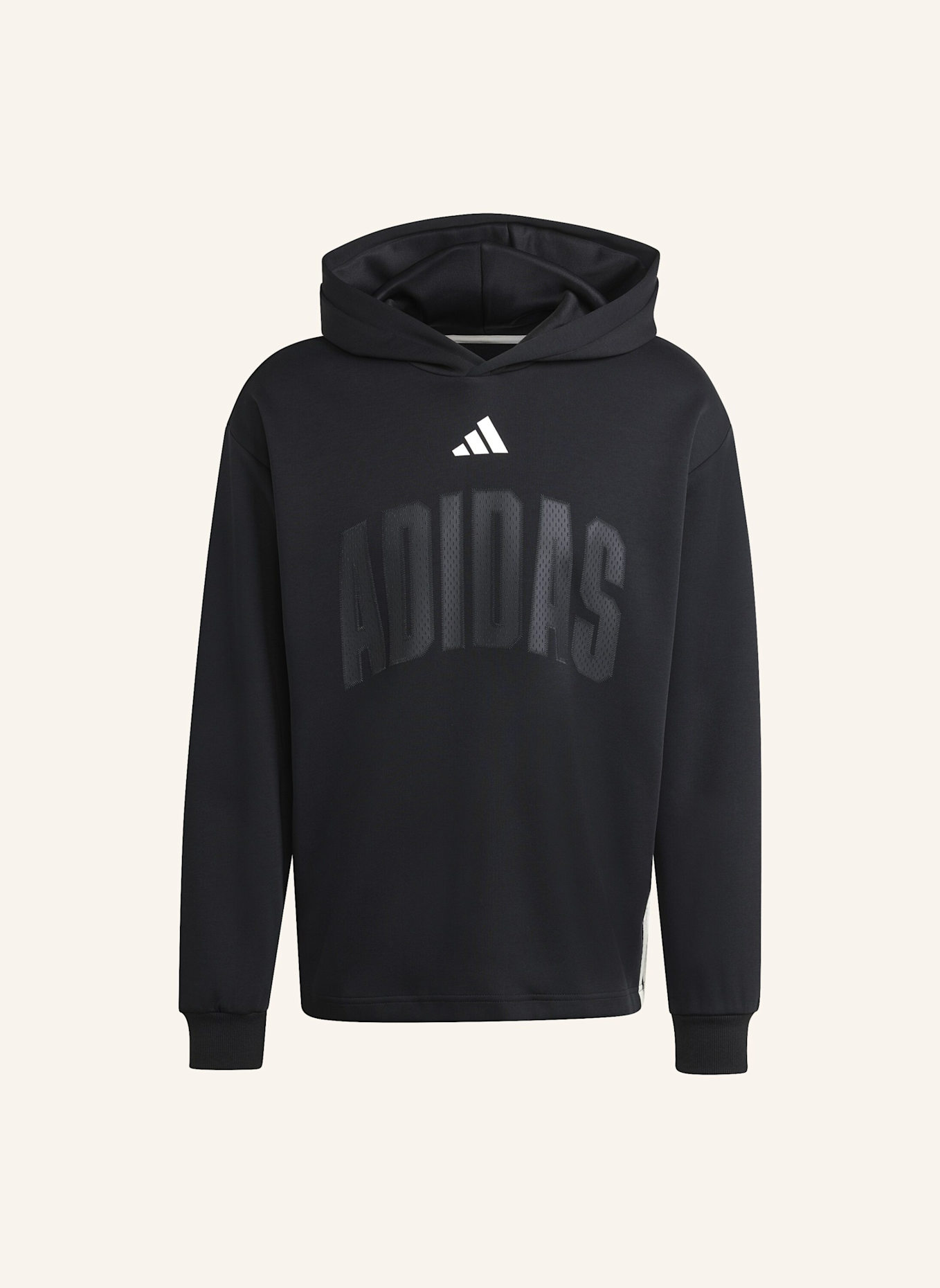 adidas STADIUM GRAPHIC HOODIE.: SCHWARZ/ WEISS
