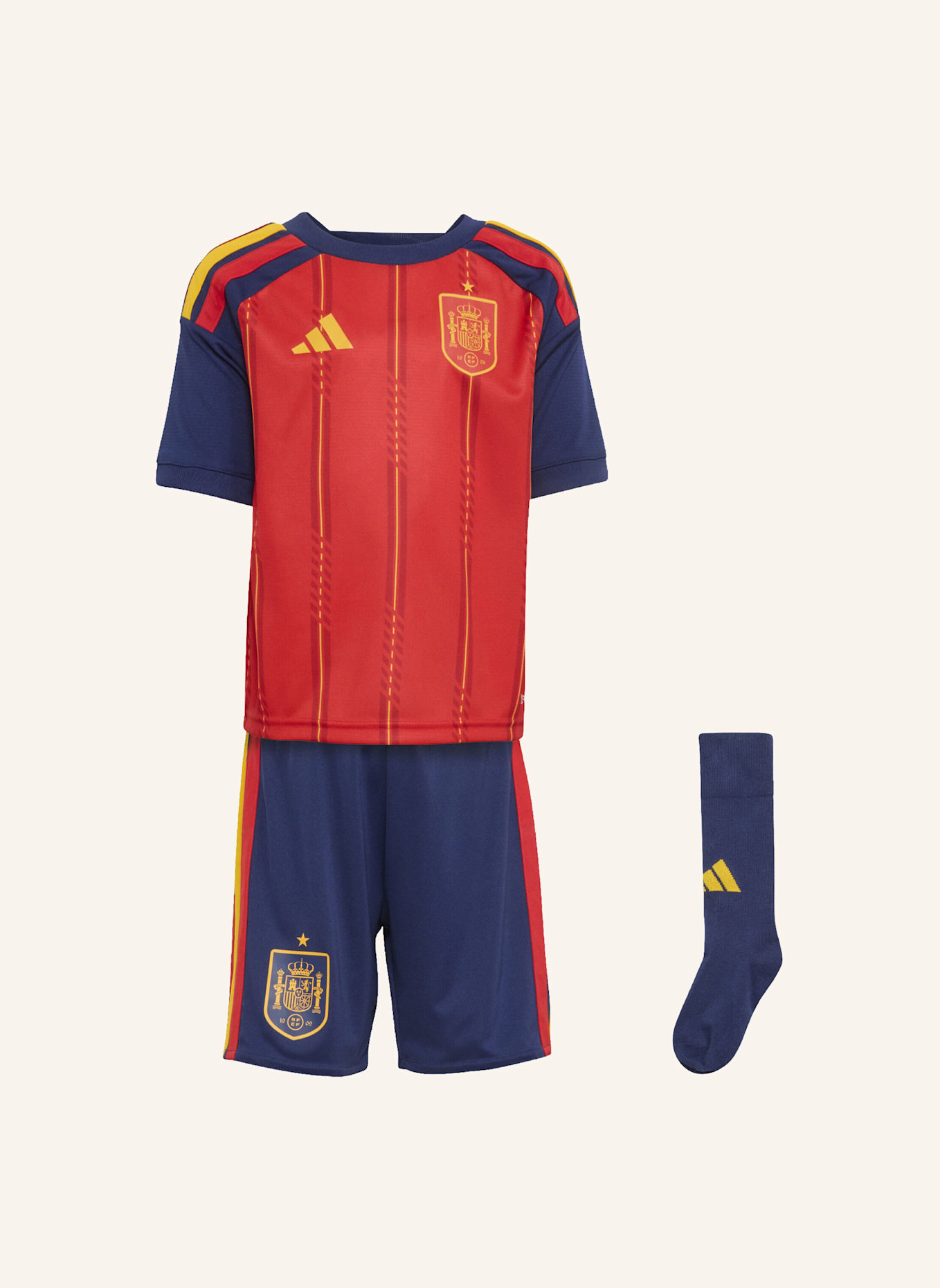 adidas SPANIEN 26 HEIM-SET KINDER: ROT